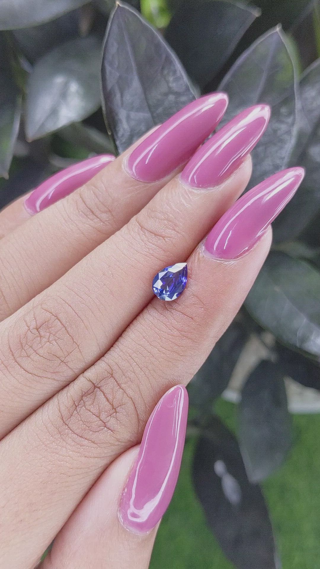 1.08 Ct. Color Change Sapphire from Tanzania Size Video