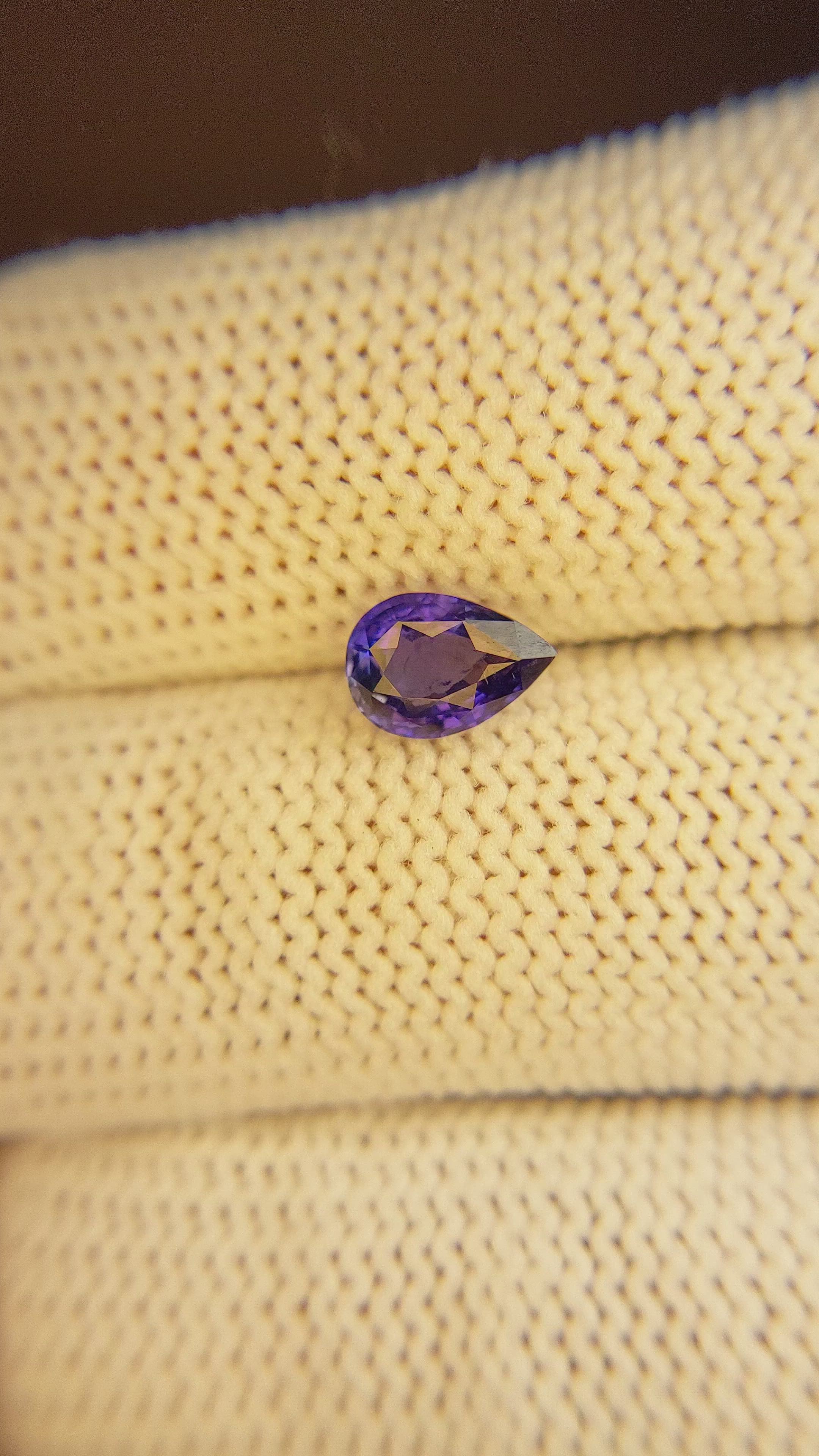 1.08 Ct. Color Change Sapphire from Tanzania Size Video