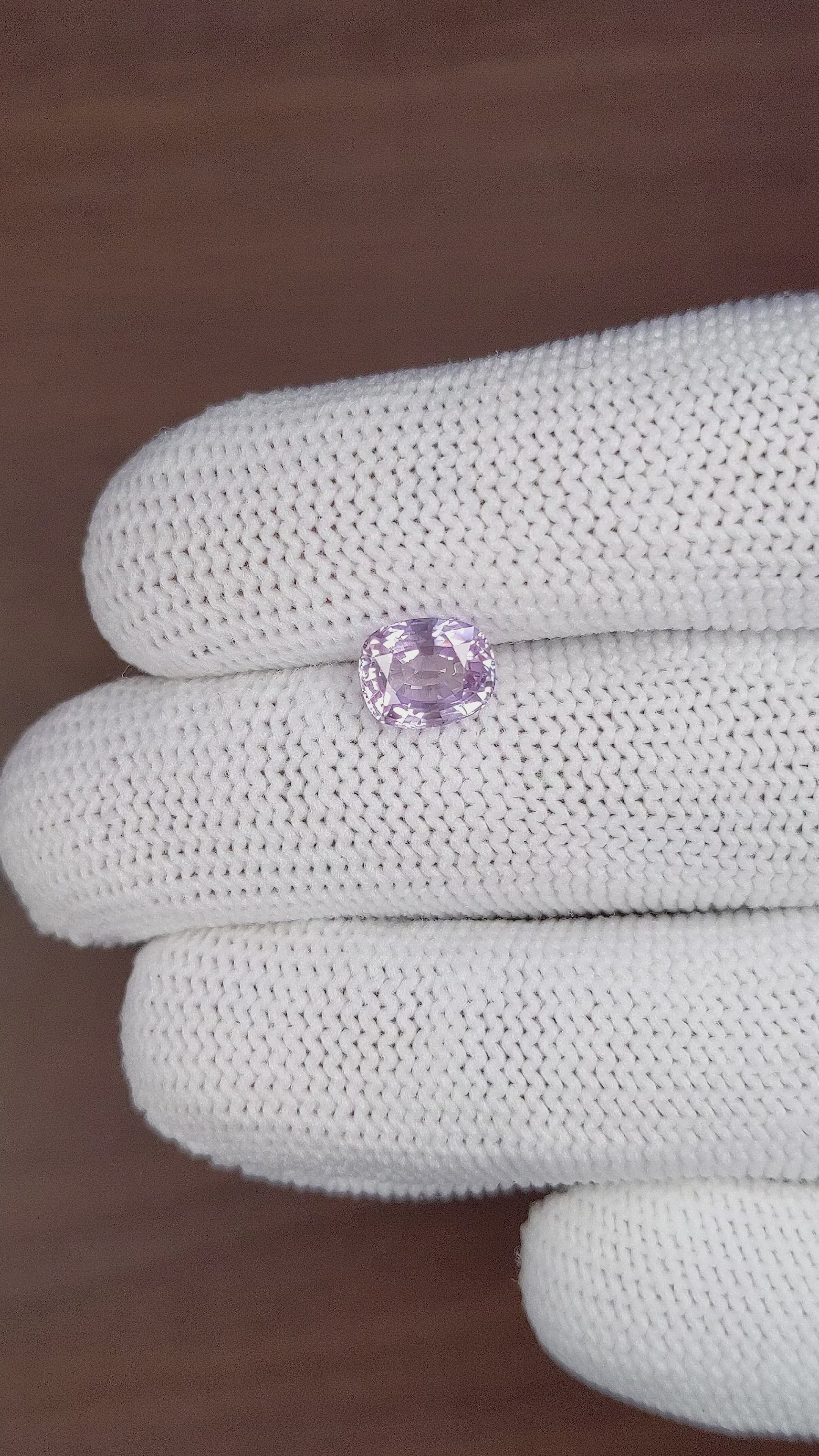 2.02 Ct. Purple Sapphire from Tanzania Size Video