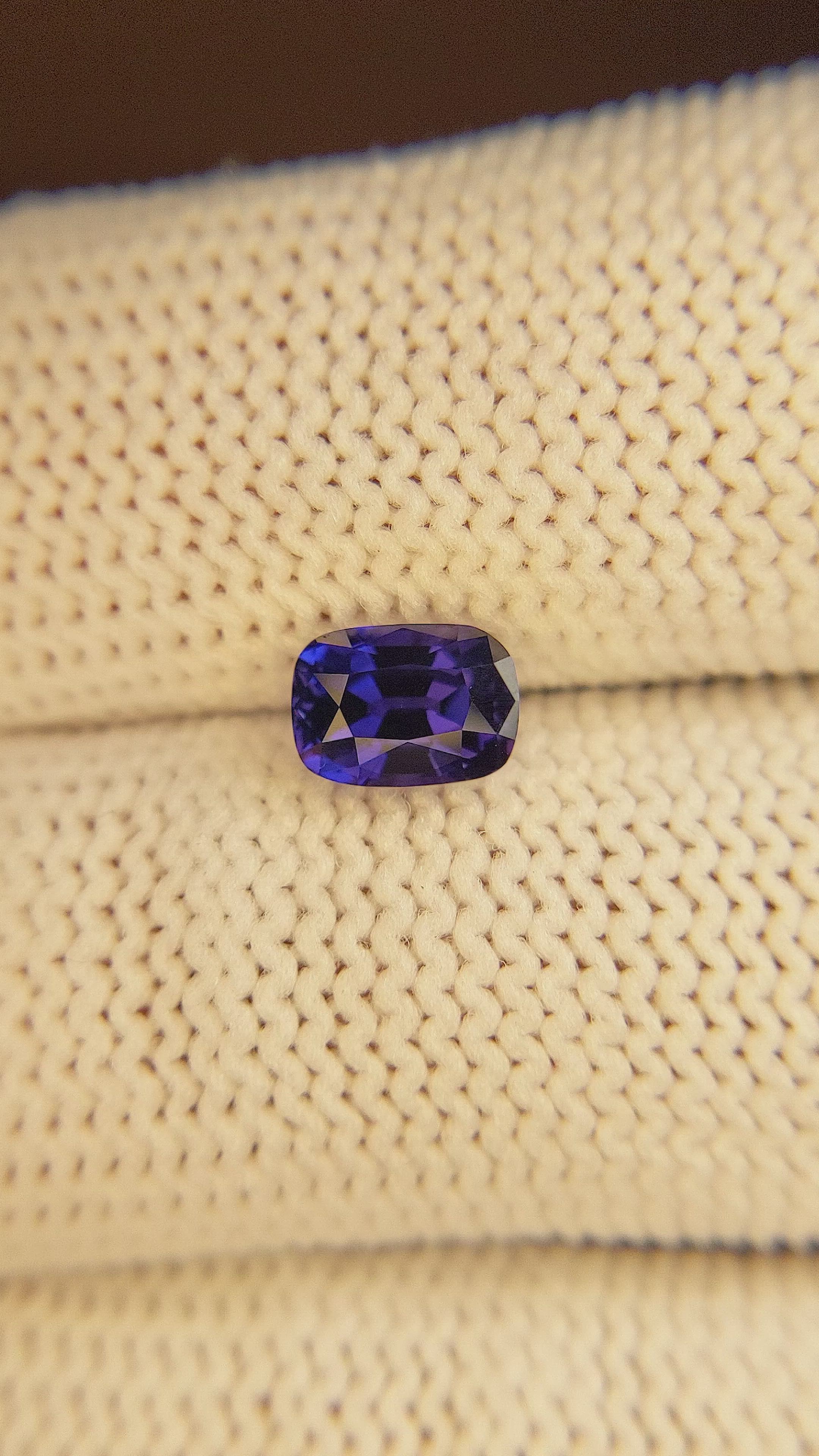 1.44 Ct. Color Change Sapphire from Tanzania Size Video