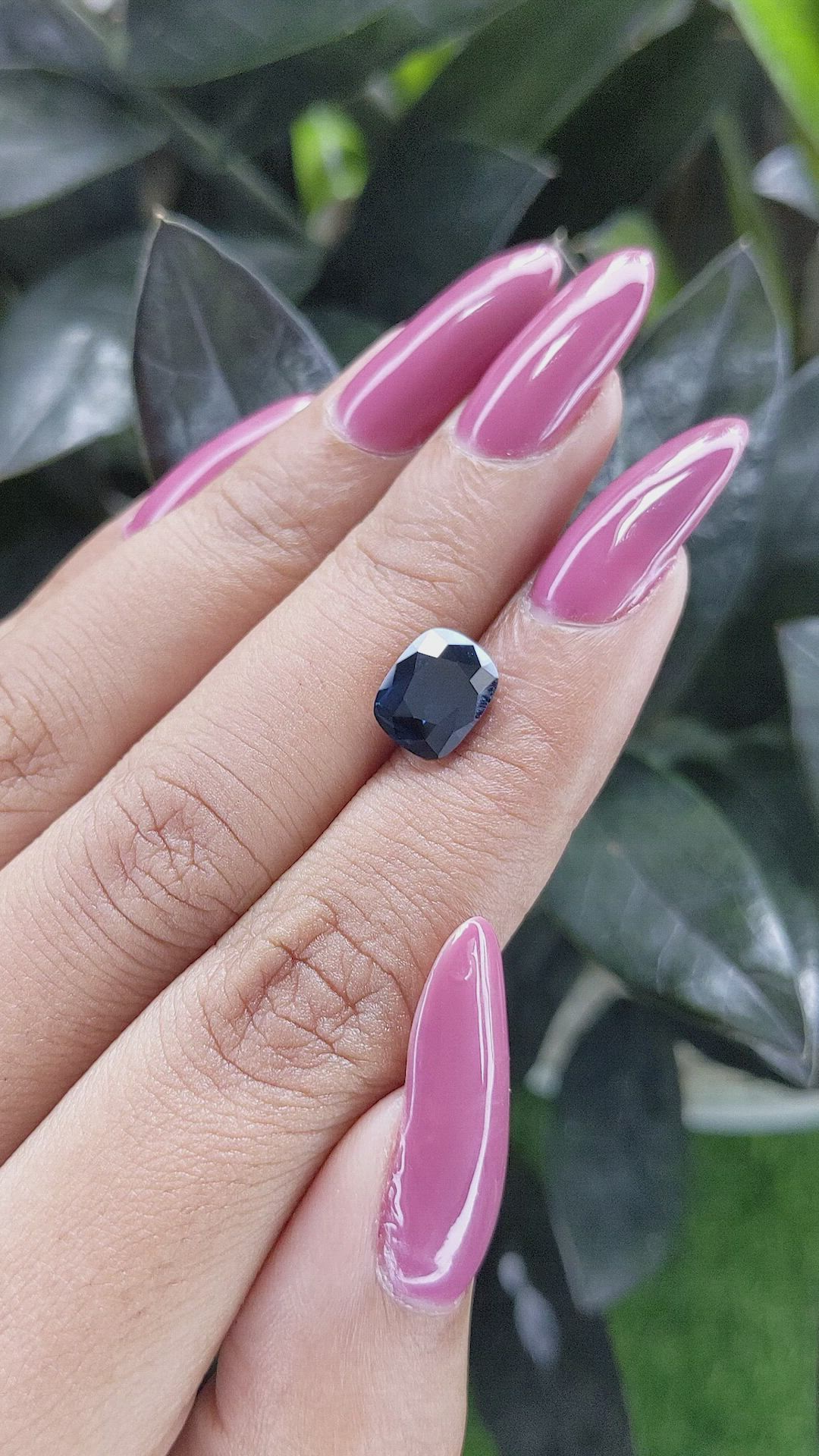 2.72 Ct. Blue Sapphire from Tanzania Size Video