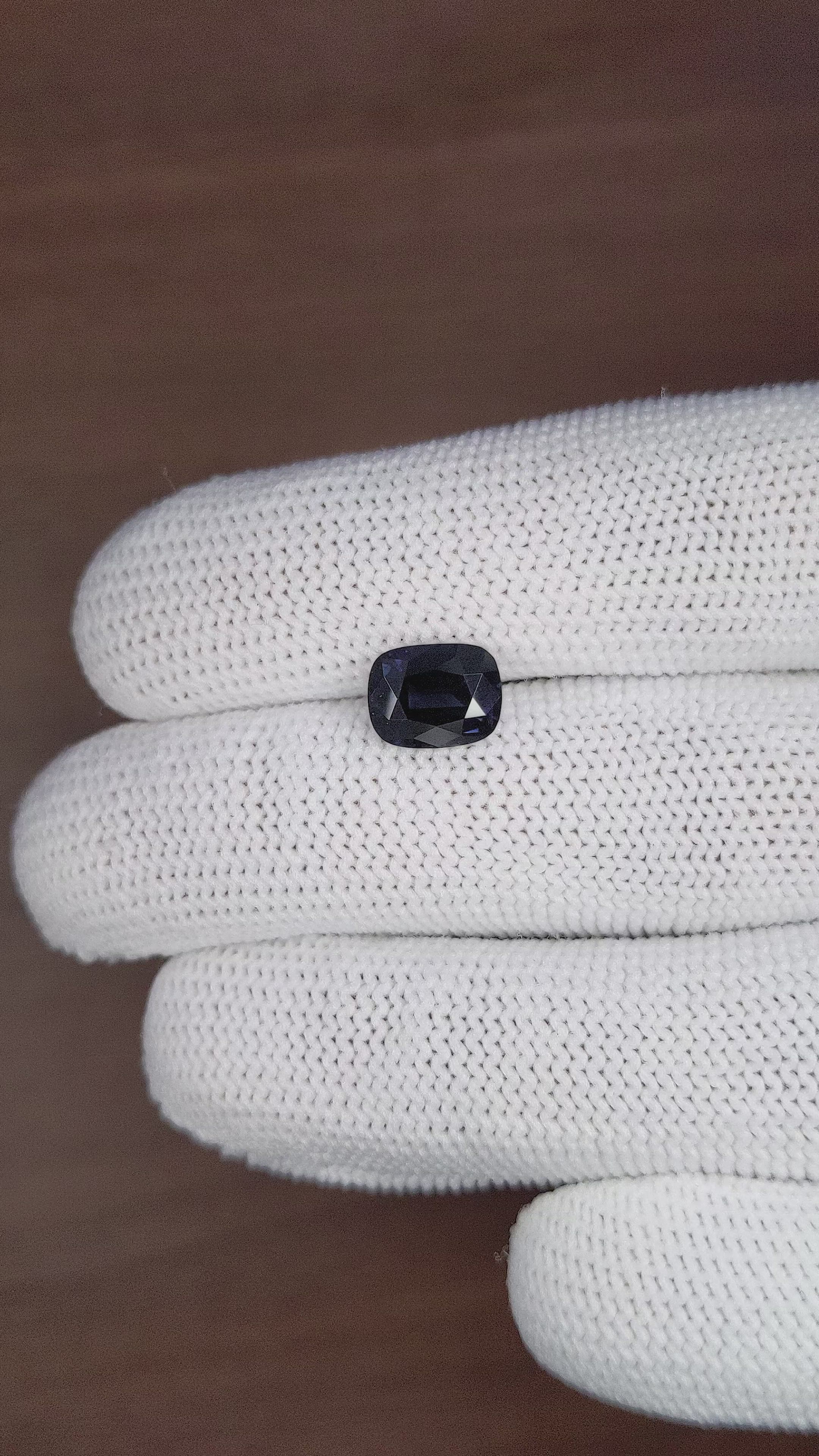 2.72 Ct. Blue Sapphire from Tanzania Size Video