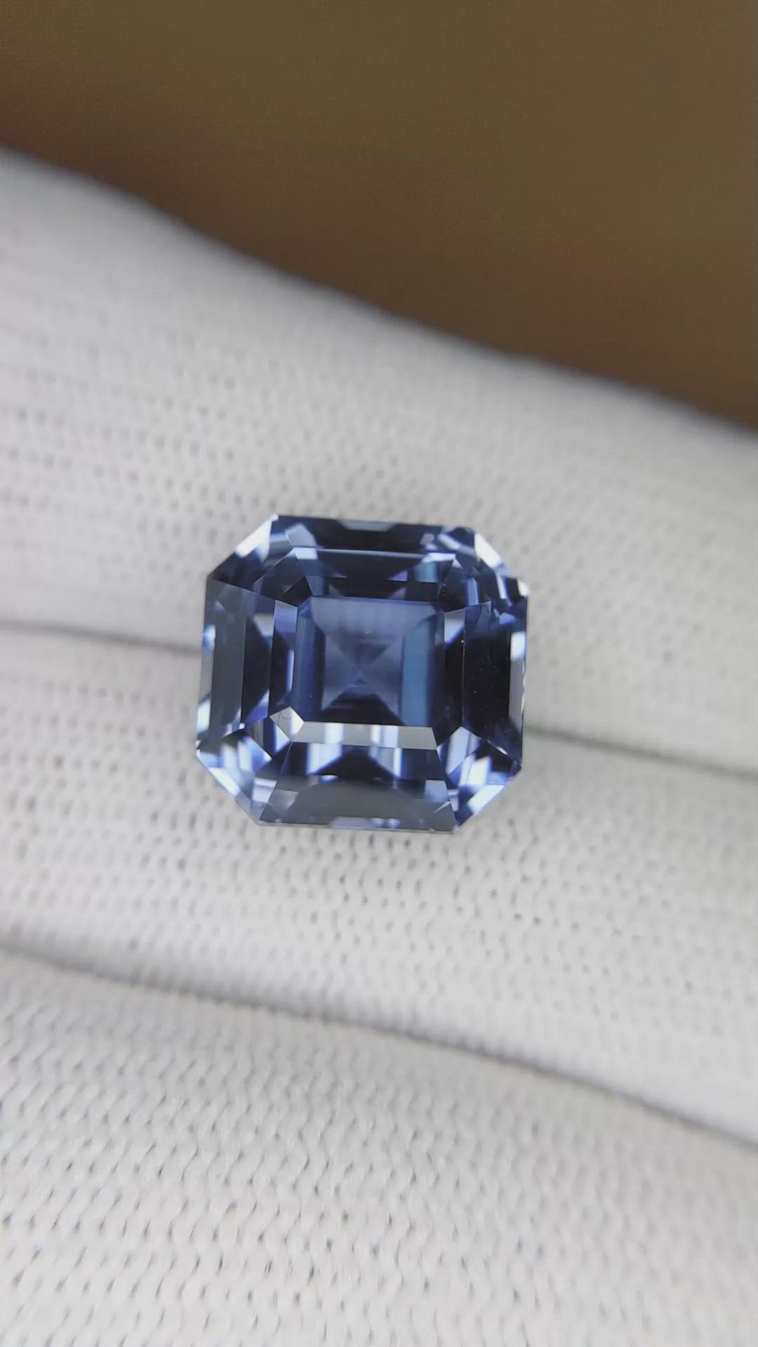 12.11 Ct. Blue Sapphire from Ceylon (Sri Lanka) Size Video