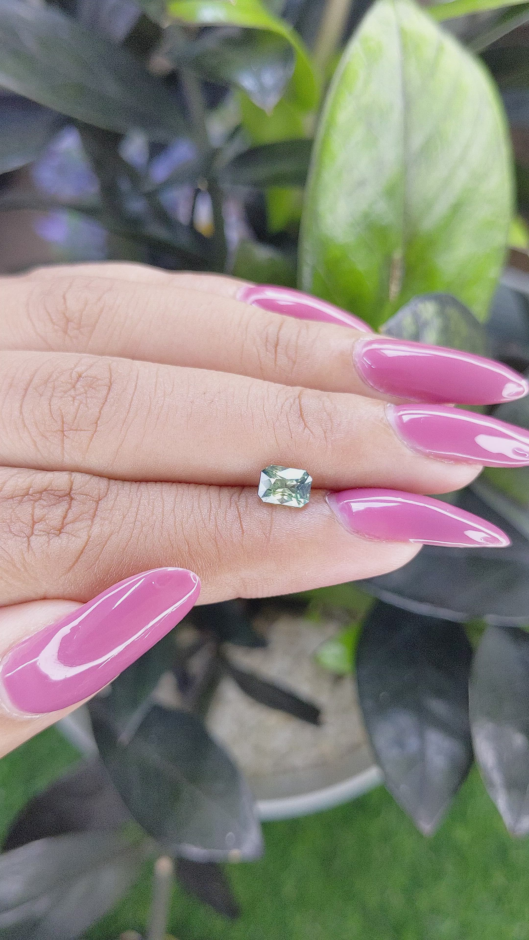 1.00 Ct. Bi Color Sapphire from Madagascar Size Video