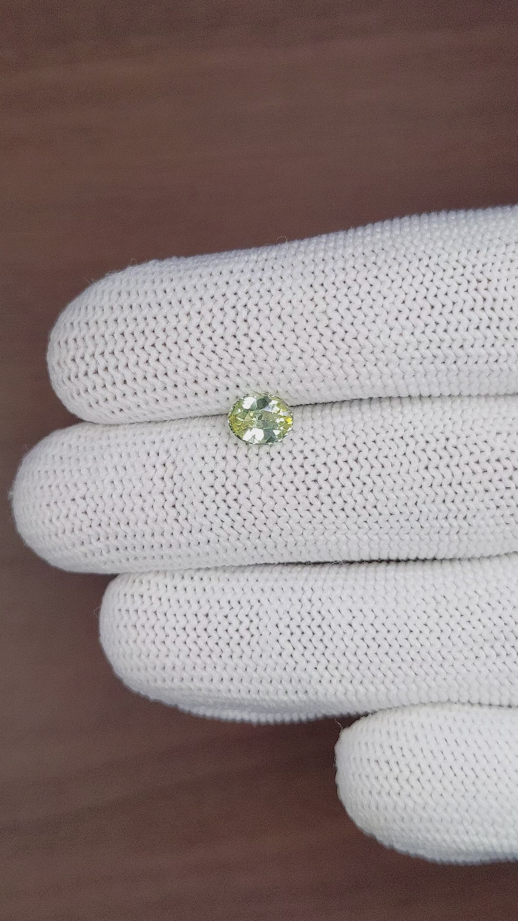 1.04 Ct. Bi Color Sapphire from Madagascar Size Video