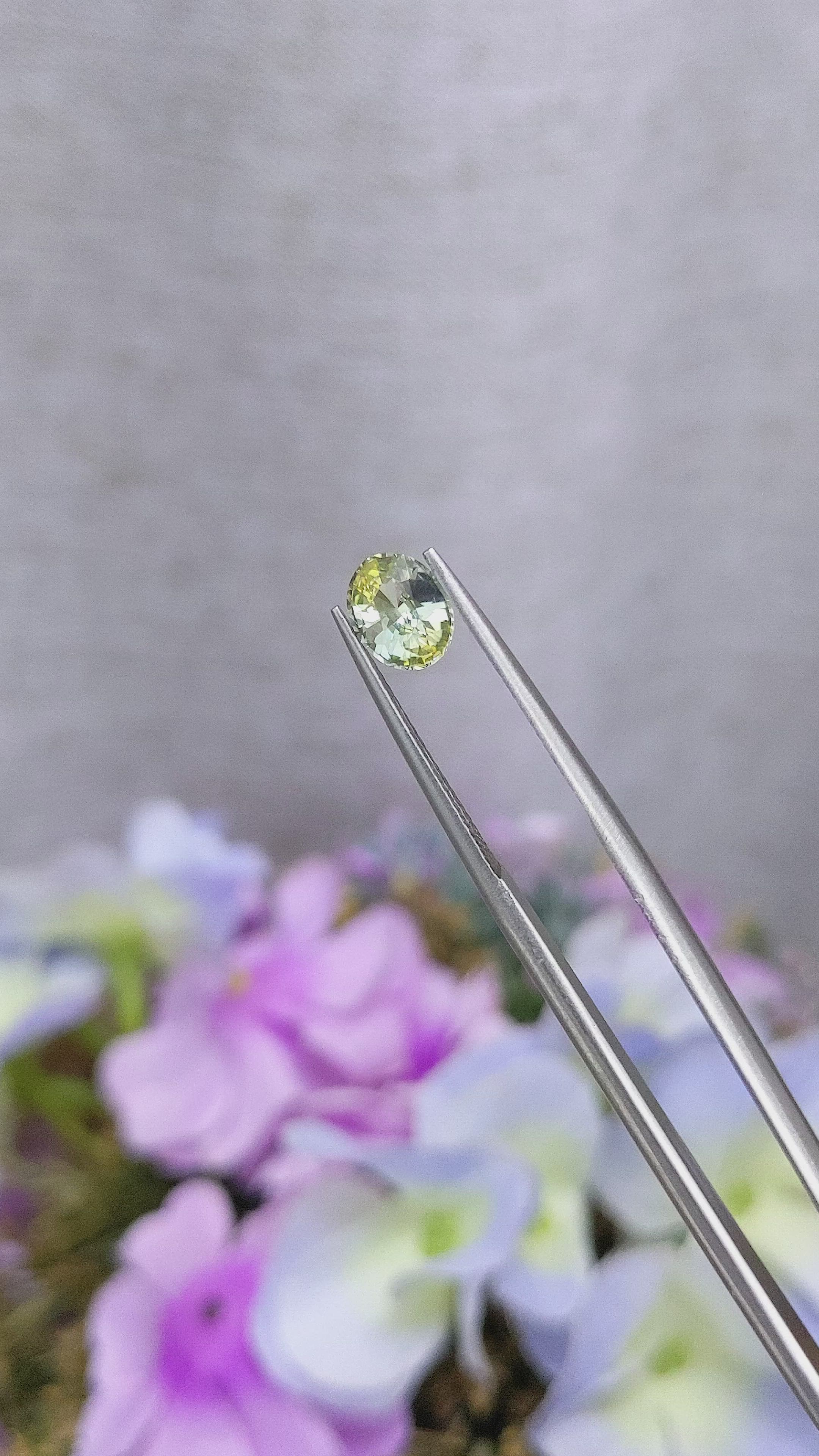 1.04 Ct. Bi Color Sapphire from Madagascar Size Video