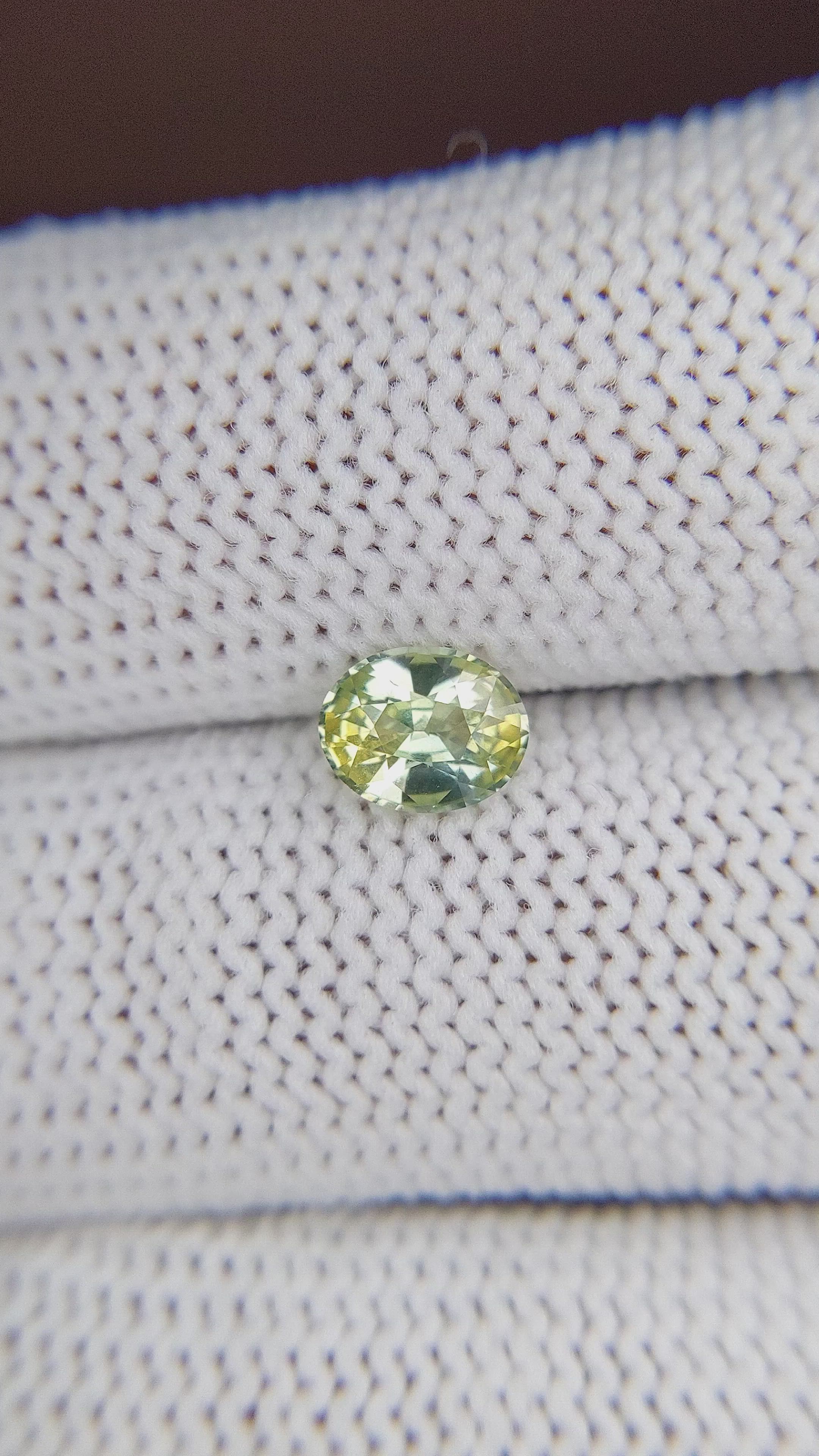 1.04 Ct. Bi Color Sapphire from Madagascar Size Video