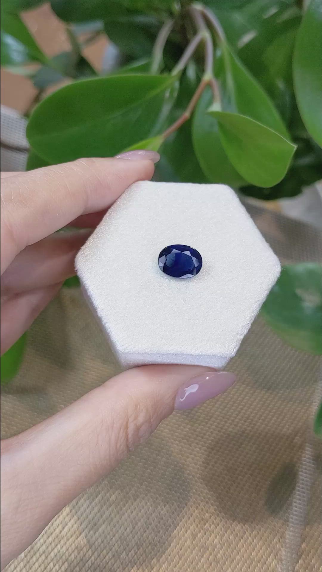 3.20 Ct. Blue Sapphire from Thailand Size Video