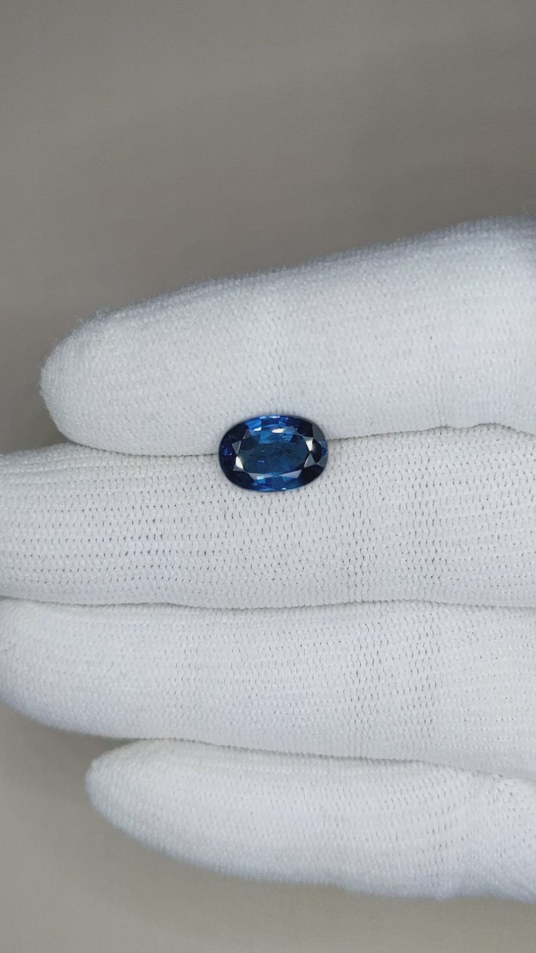 3.07 Ct. Blue Sapphire from Thailand Size Video