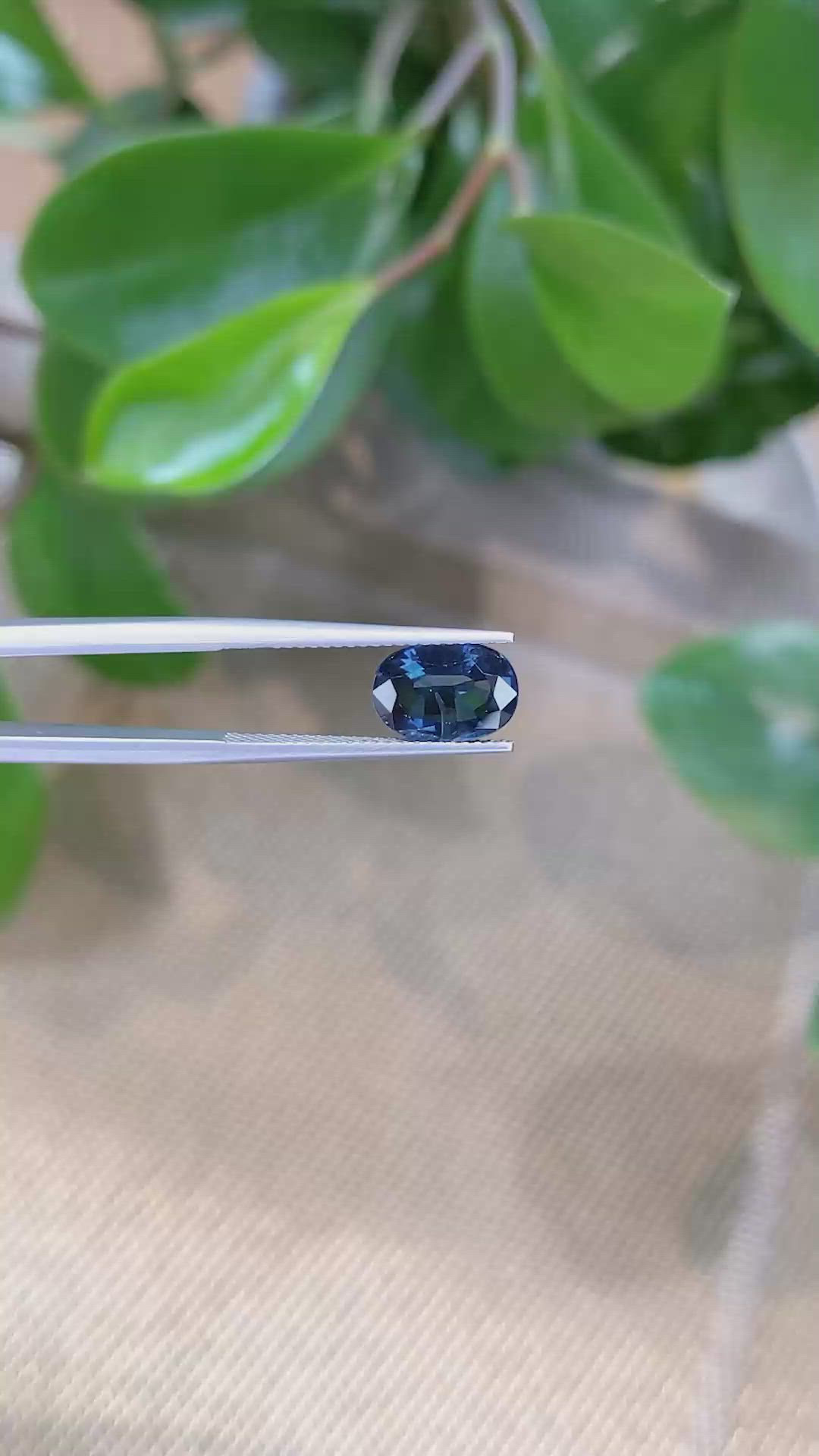 3.07 Ct. Blue Sapphire from Thailand Size Video