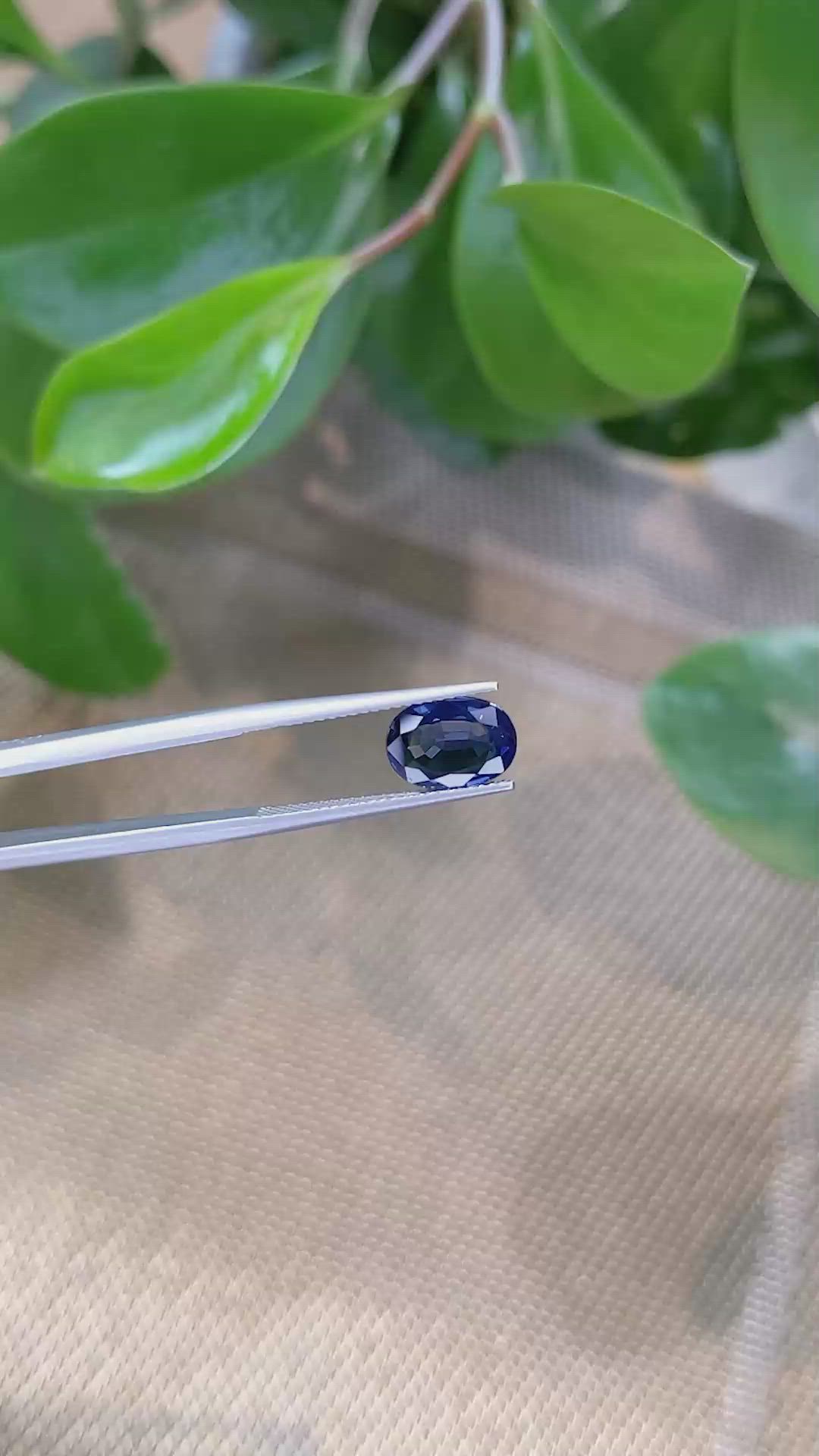 2.78 Ct. Blue Sapphire from Thailand Size Video