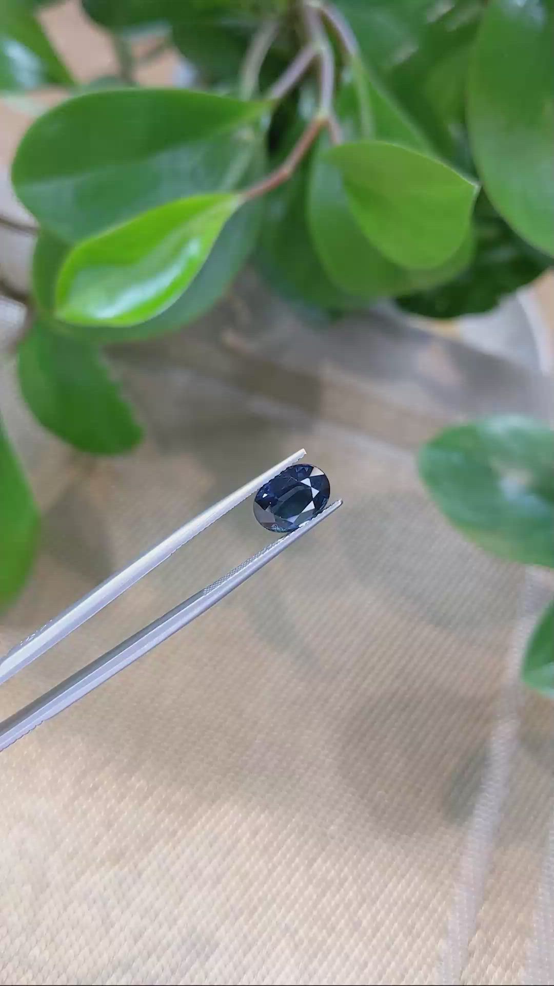 3.04 Ct. Blue Sapphire from Thailand Size Video