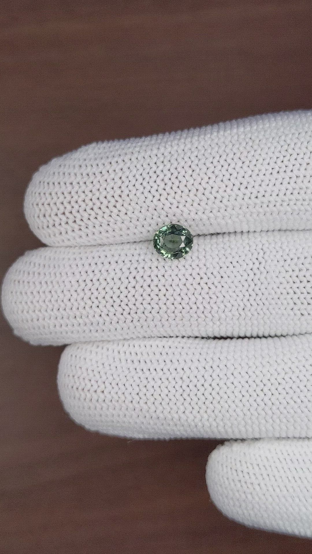 1.15 Ct. Bluish Green Sapphire from Tanzania Size Video