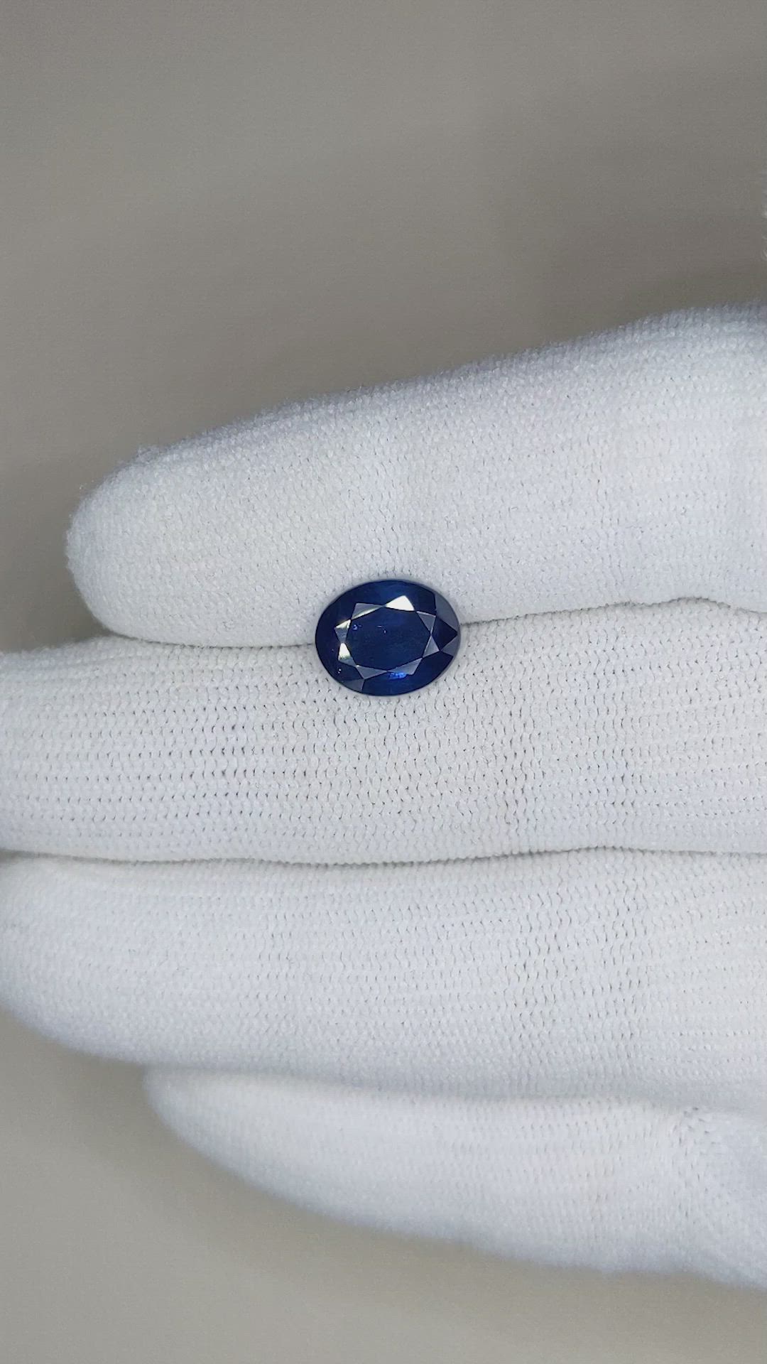 3.15 Ct. Blue Sapphire from Thailand Size Video