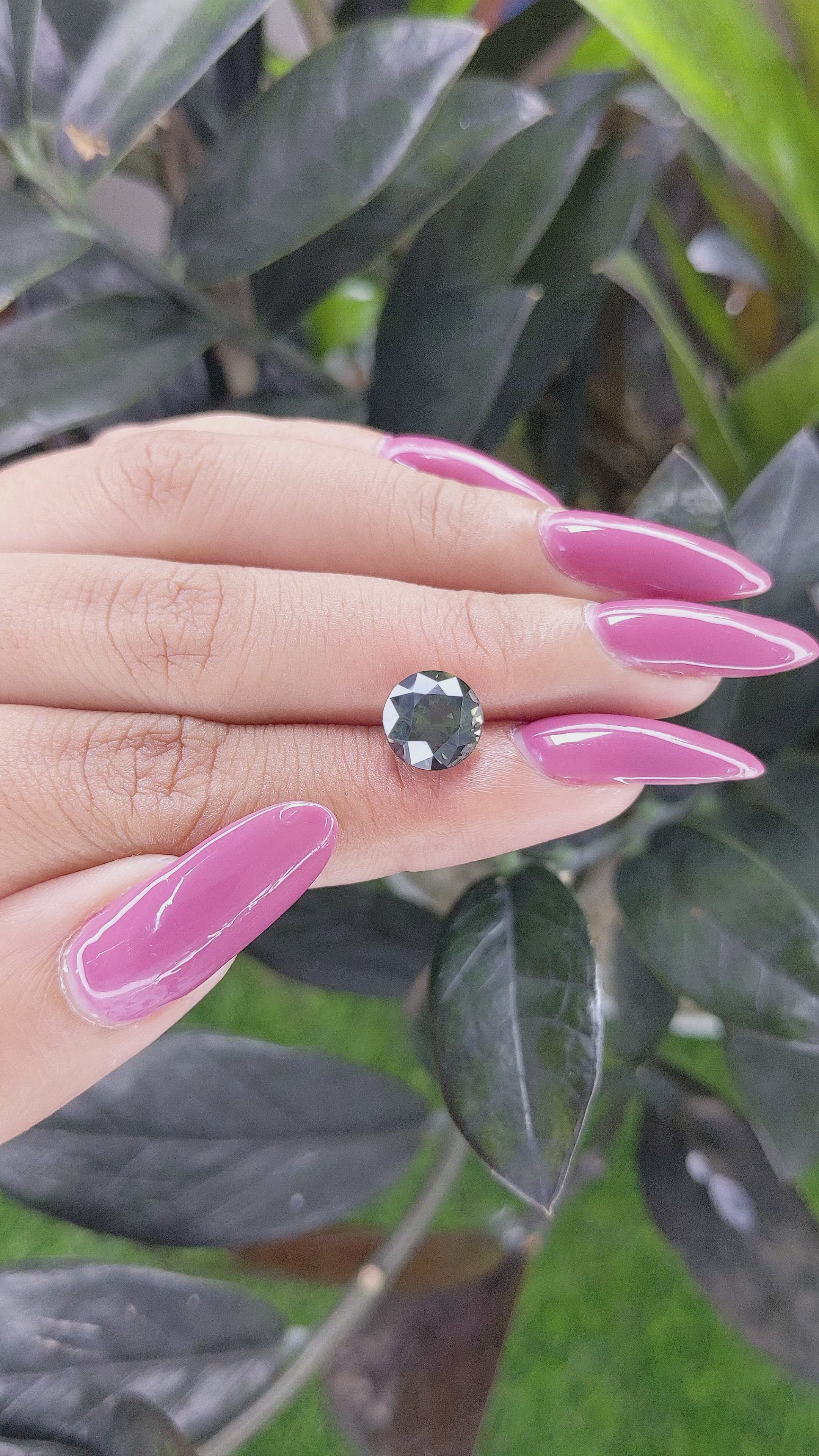 4.09 Ct. Green Sapphire from Tanzania Size Video