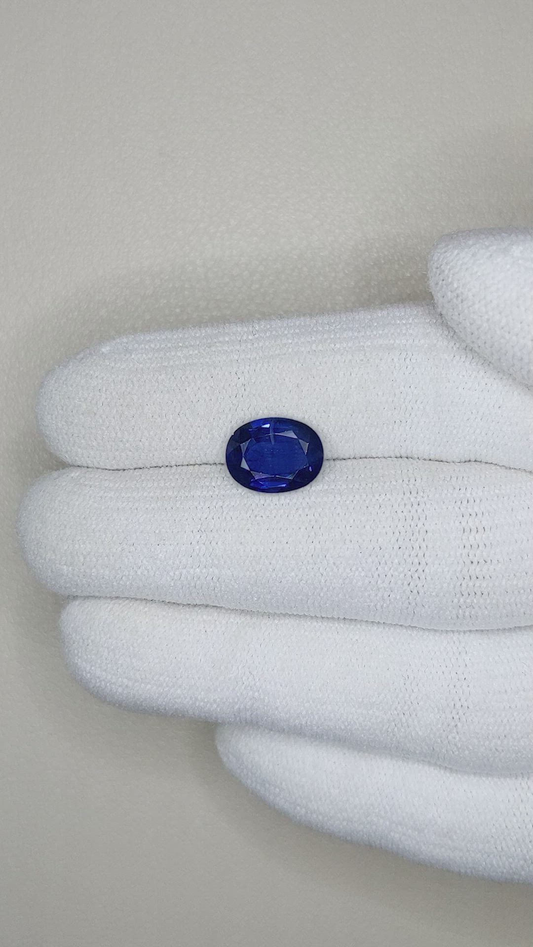 2.61 Ct. Blue Sapphire from Thailand Size Video