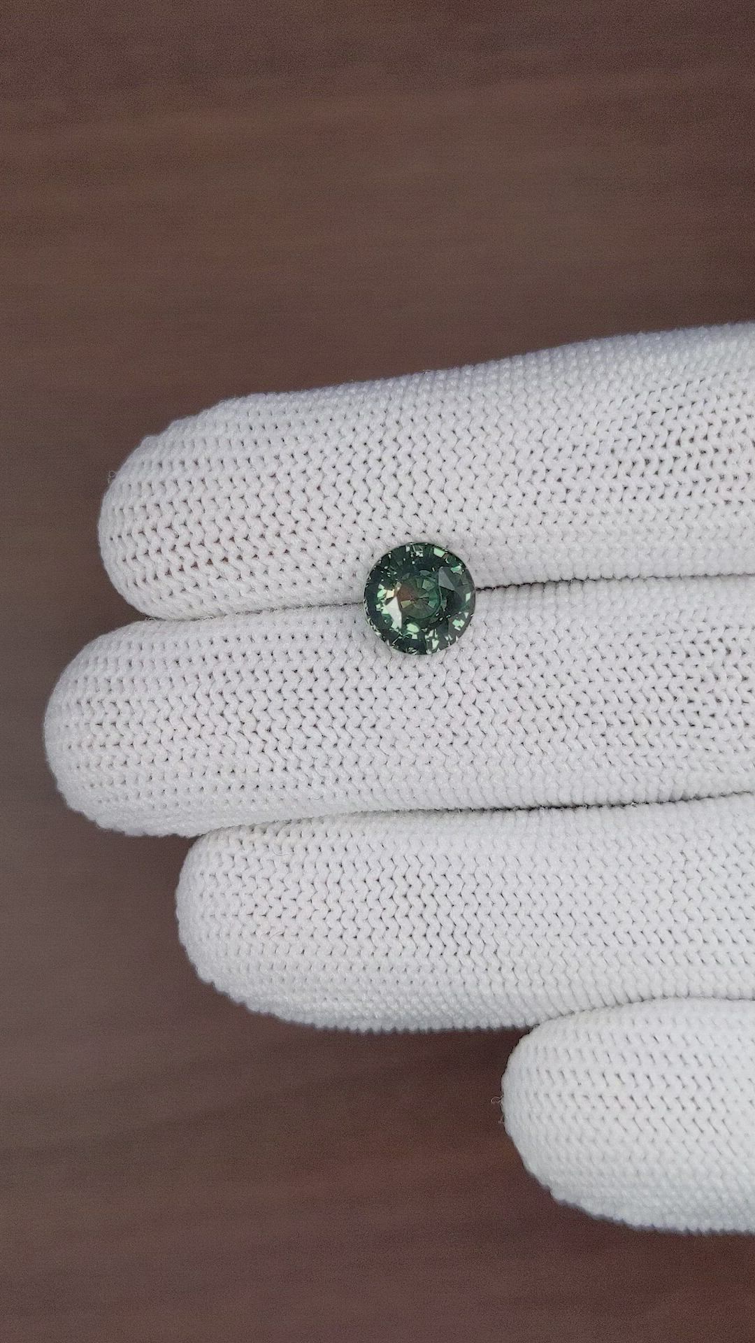 3.97 Ct. Bluish Green Sapphire from Tanzania Size Video