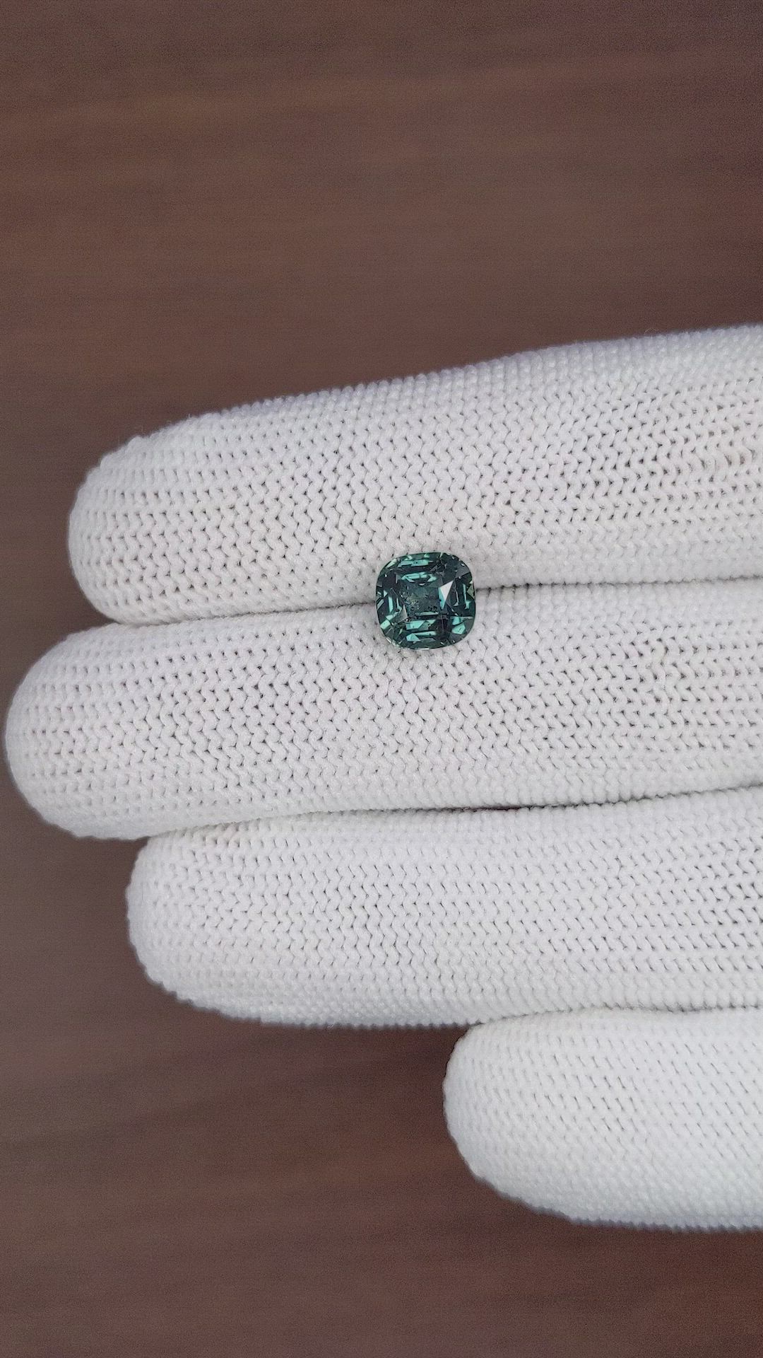 3.11 Ct. Greenish Blue Sapphire from Tanzania Size Video