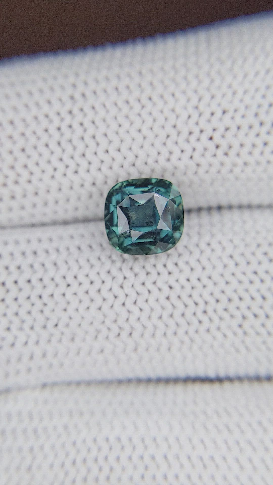 3.11 Ct. Greenish Blue Sapphire from Tanzania Size Video