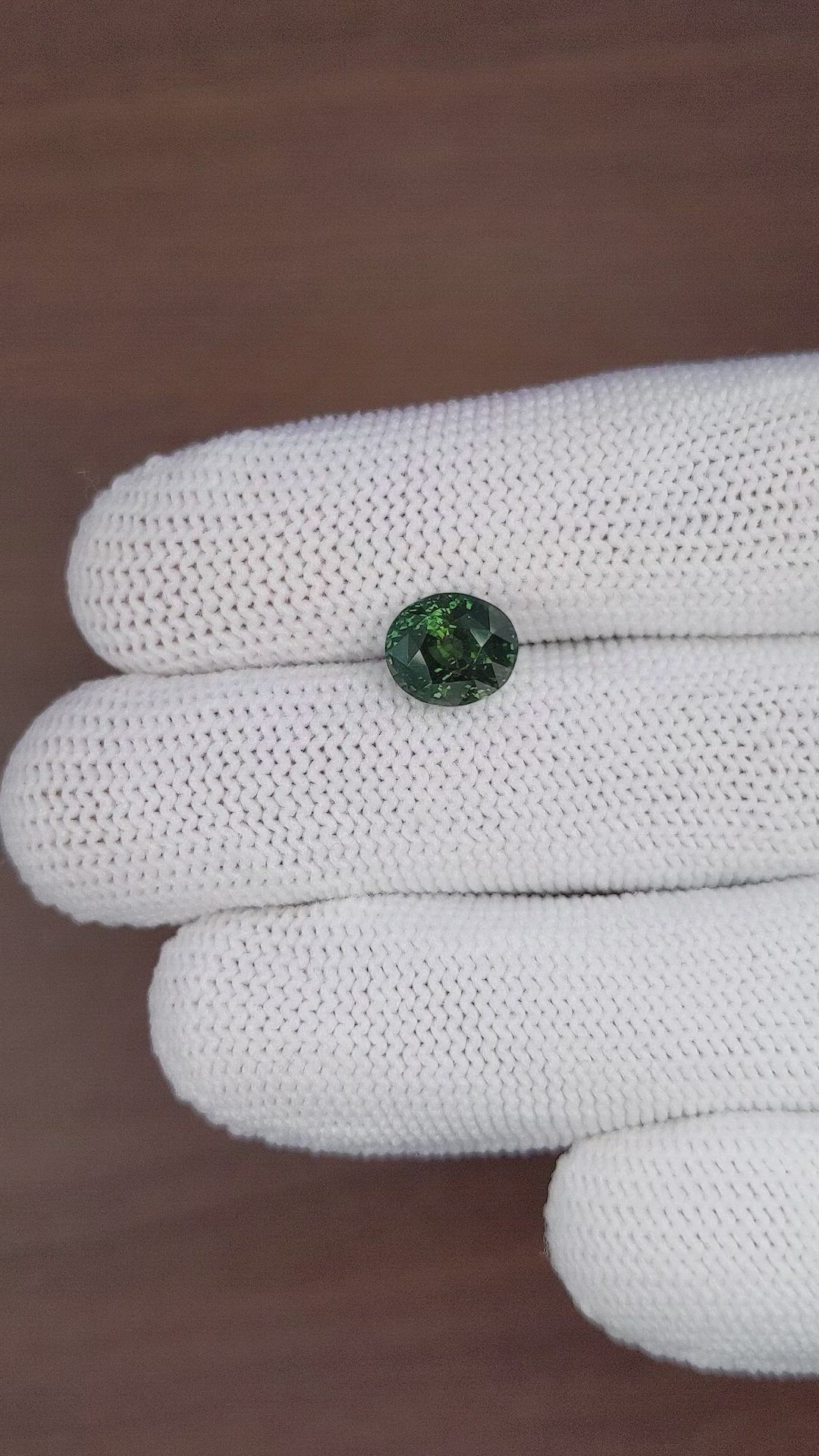 3.56 Ct. Bluish Green Sapphire from Tanzania Size Video