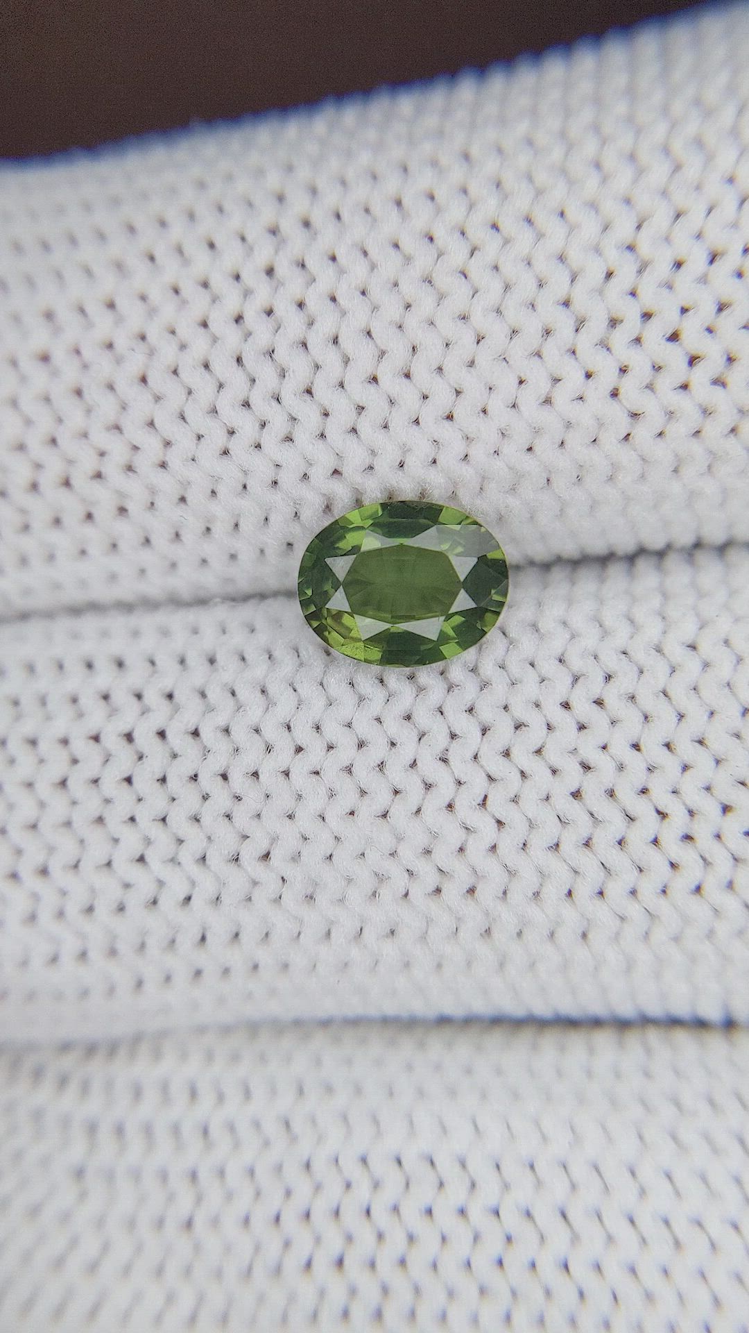 1.18 Ct. Green Sapphire from Tanzania Size Video