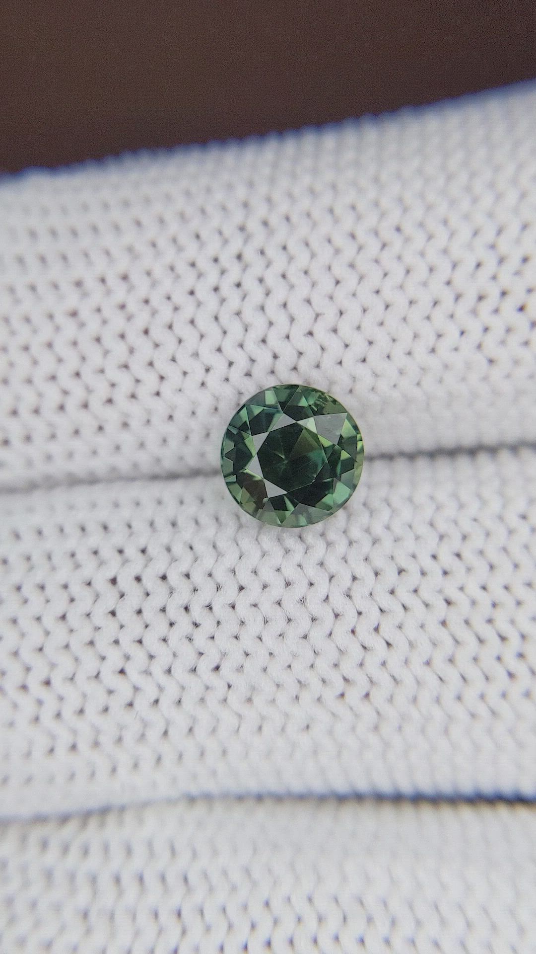 2.06 Ct. Bluish Green Sapphire from Tanzania Size Video