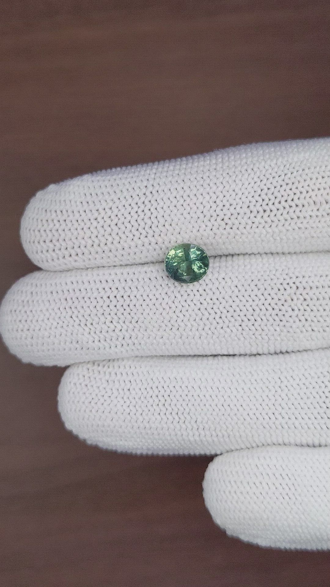 2.00 Ct. Bluish Green Sapphire from Tanzania Size Video