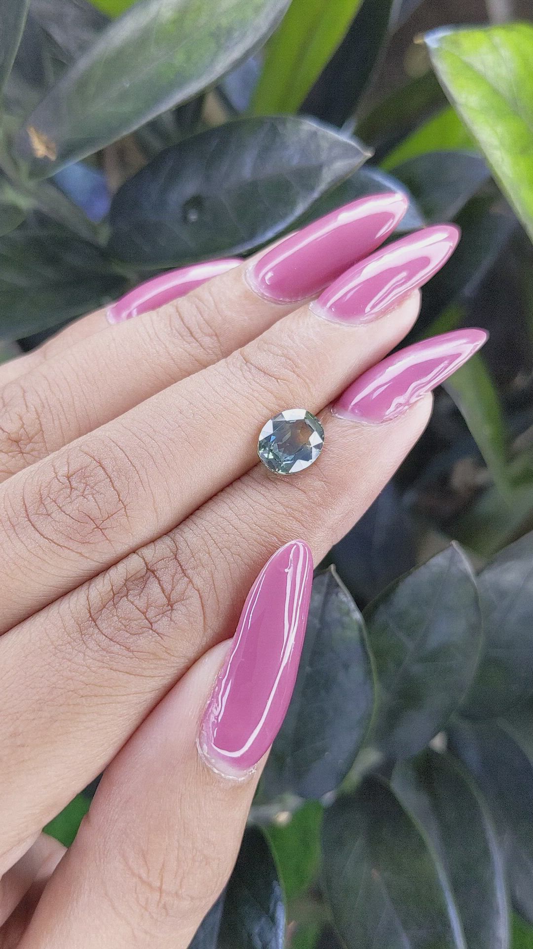 2.16 Ct. Bi Color / Parti Sapphire from Tanzania Size Video