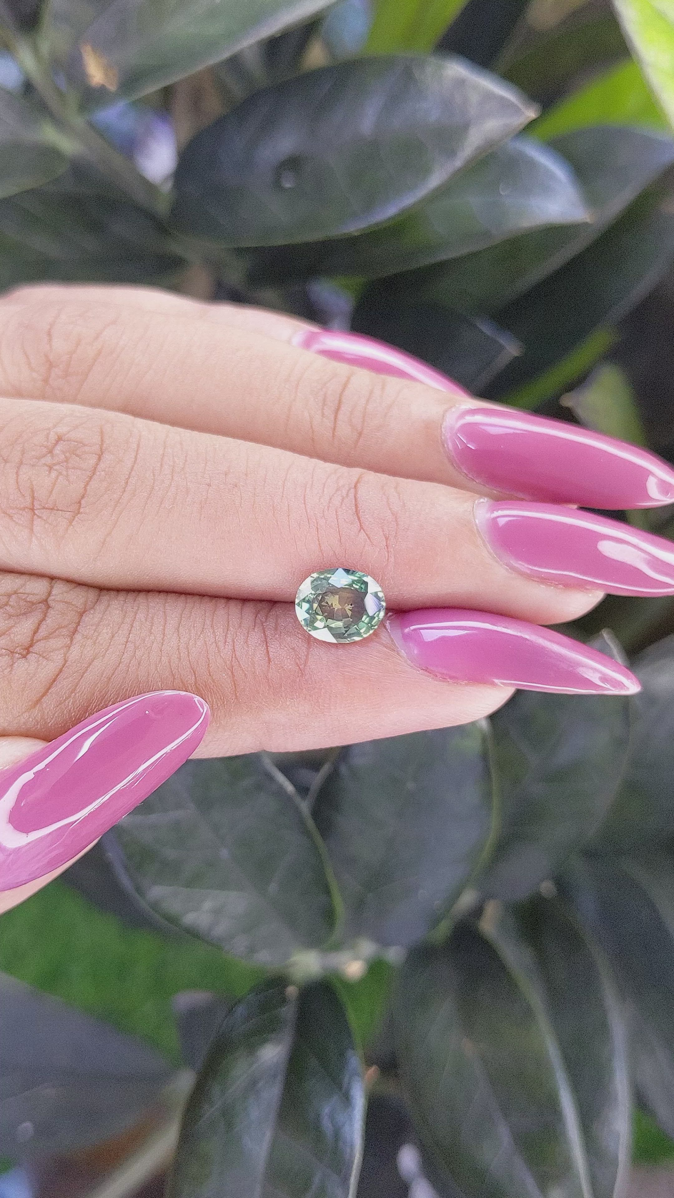 1.38 Ct. Bi Color Sapphire from Tanzania Size Video