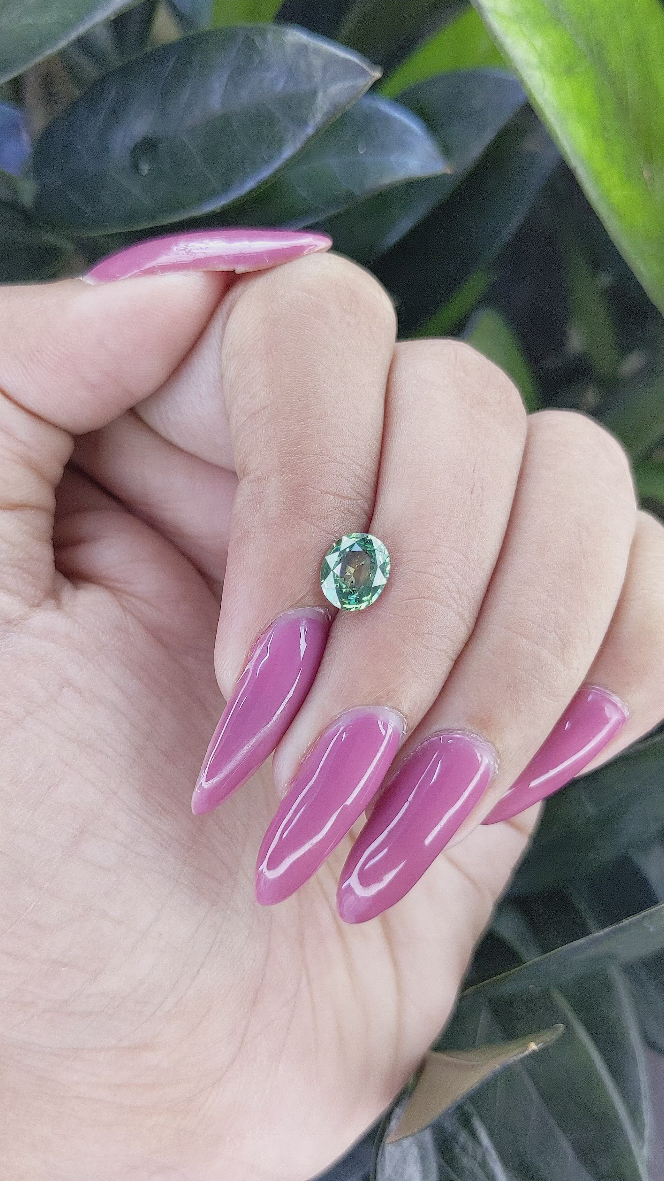 1.38 Ct. Bi Color Sapphire from Tanzania Size Video