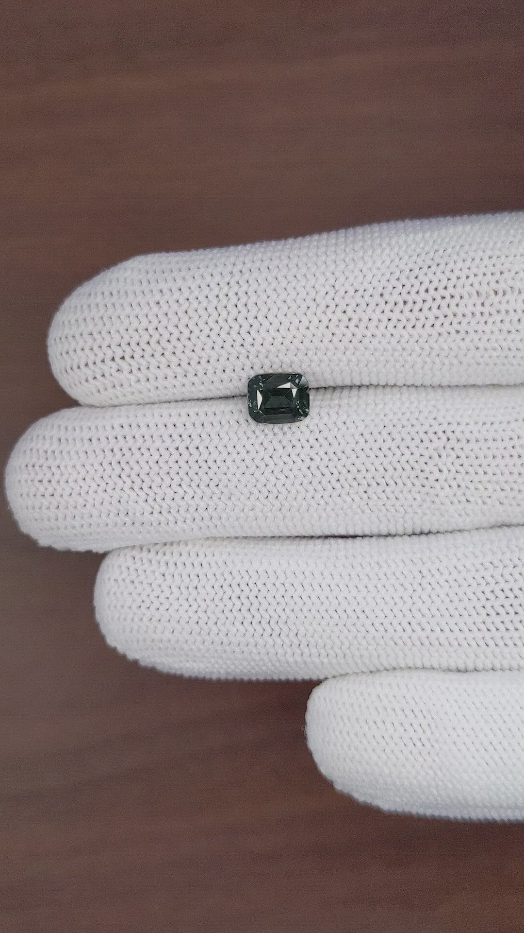 1.68 Ct. Bluish Green Sapphire from Tanzania Size Video