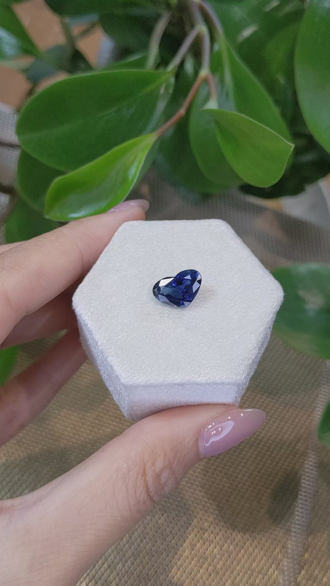 3.59 Ct. Blue Sapphire from Thailand Size Video