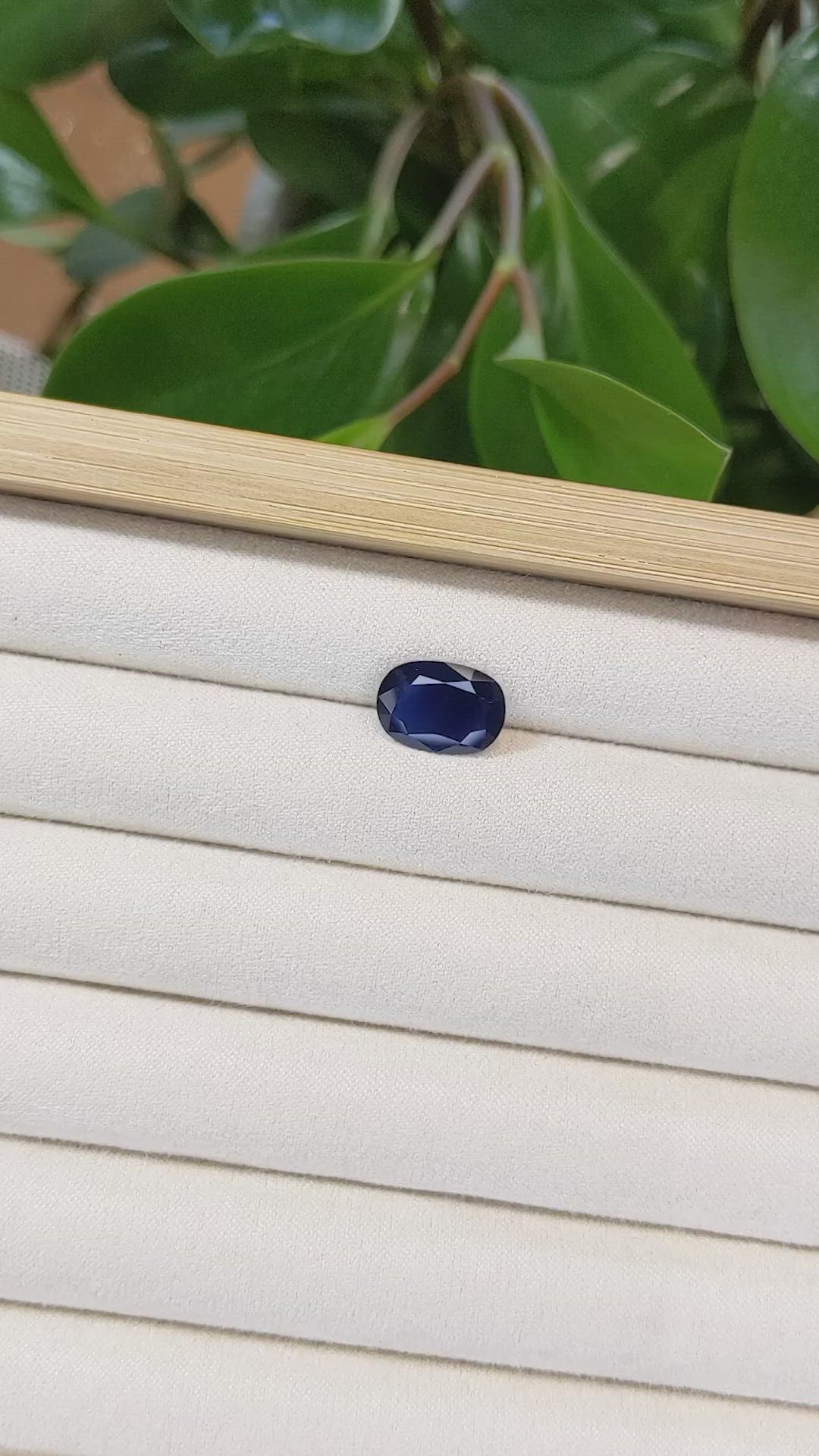 4.19 Ct. Blue Sapphire from Thailand Size Video