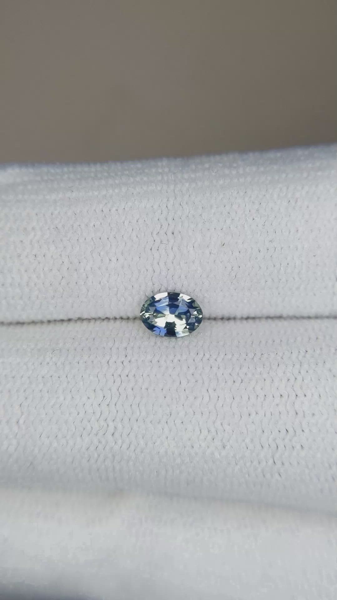 0.40 Ct. Bi Color Sapphire from Madagascar Size Video