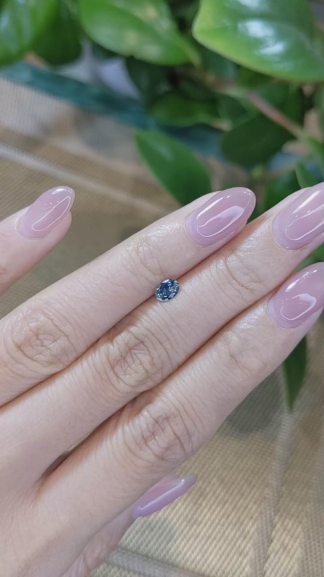 0.40 Ct. Bi Color Sapphire from Madagascar Size Video