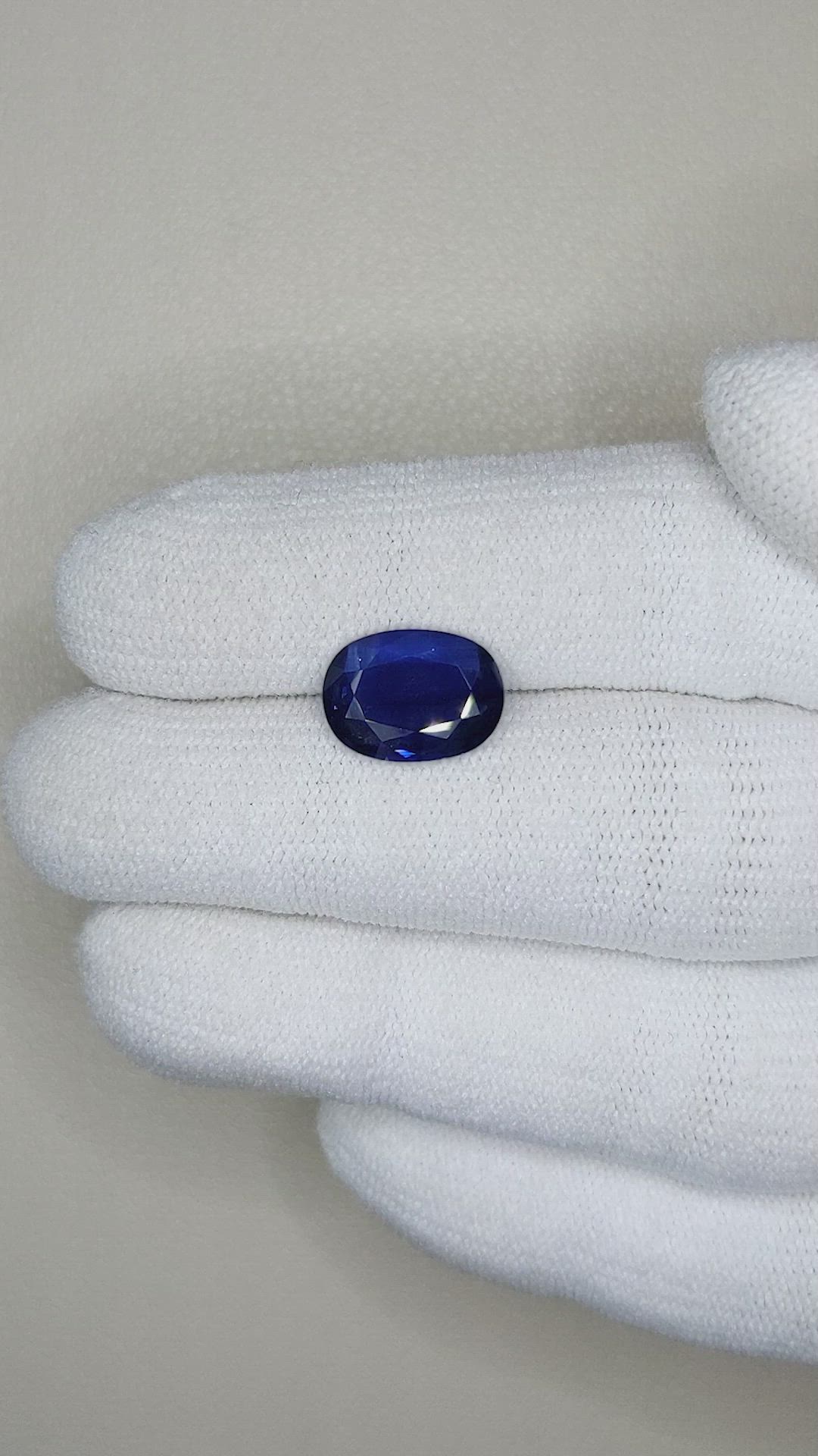 3.34 Ct. Blue Sapphire from Thailand Size Video