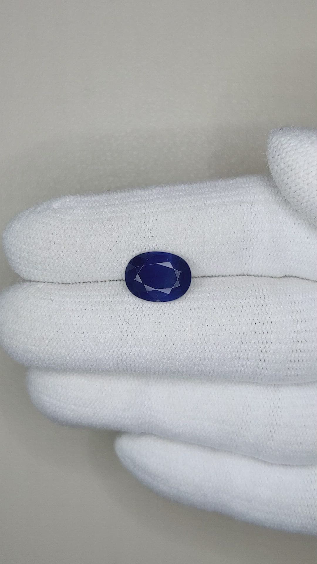 3.03 Ct. Blue Sapphire from Thailand Size Video