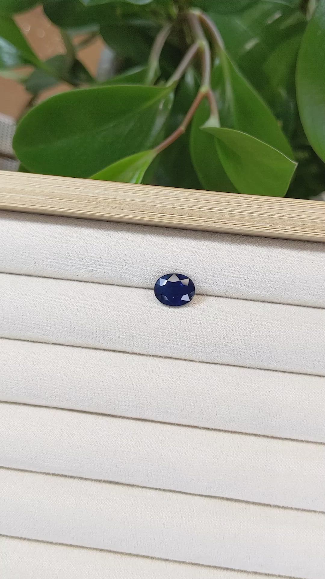 3.49 Ct. Blue Sapphire from Thailand Size Video