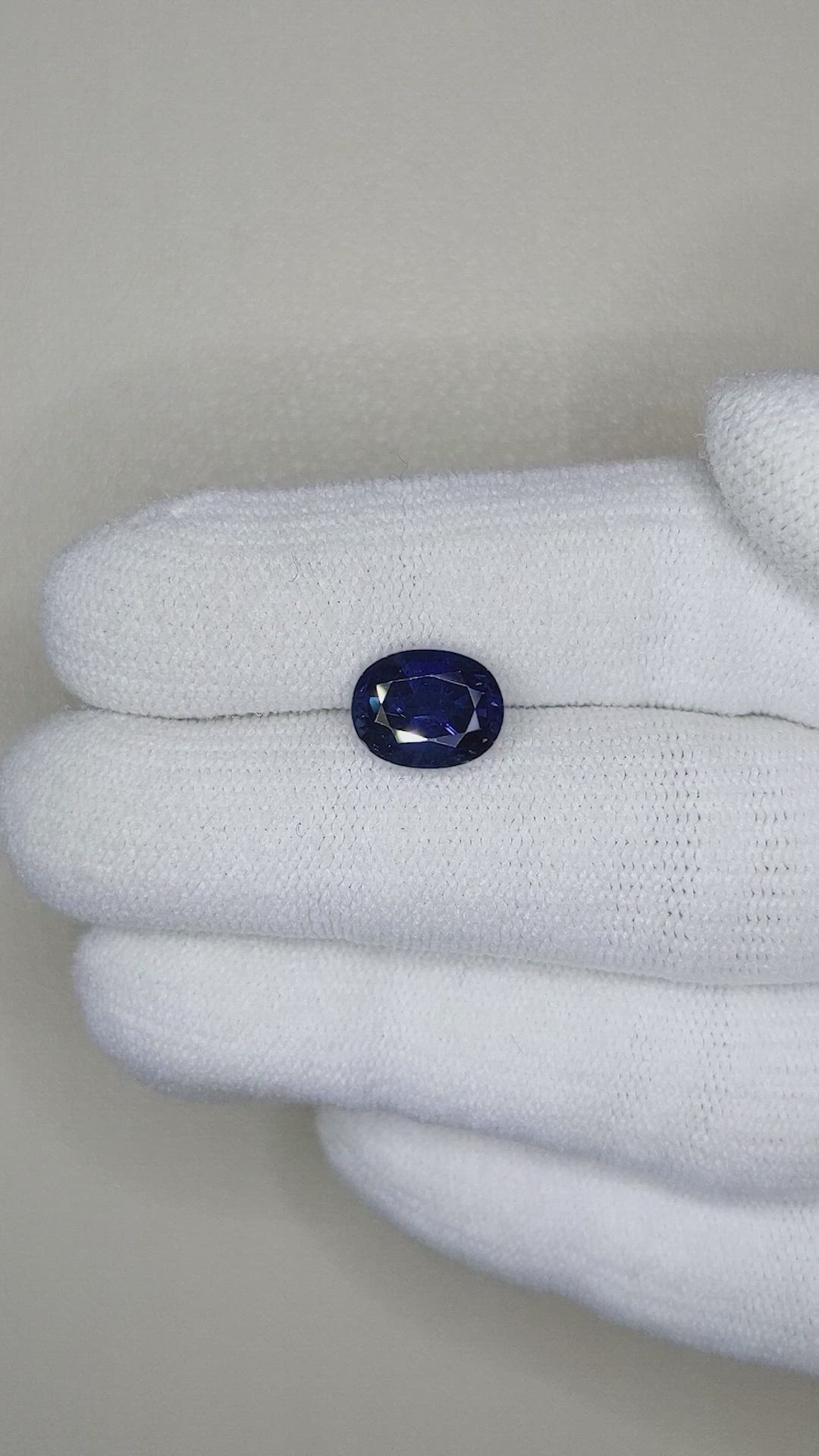 3.26 Ct. Blue Sapphire from Thailand Size Video