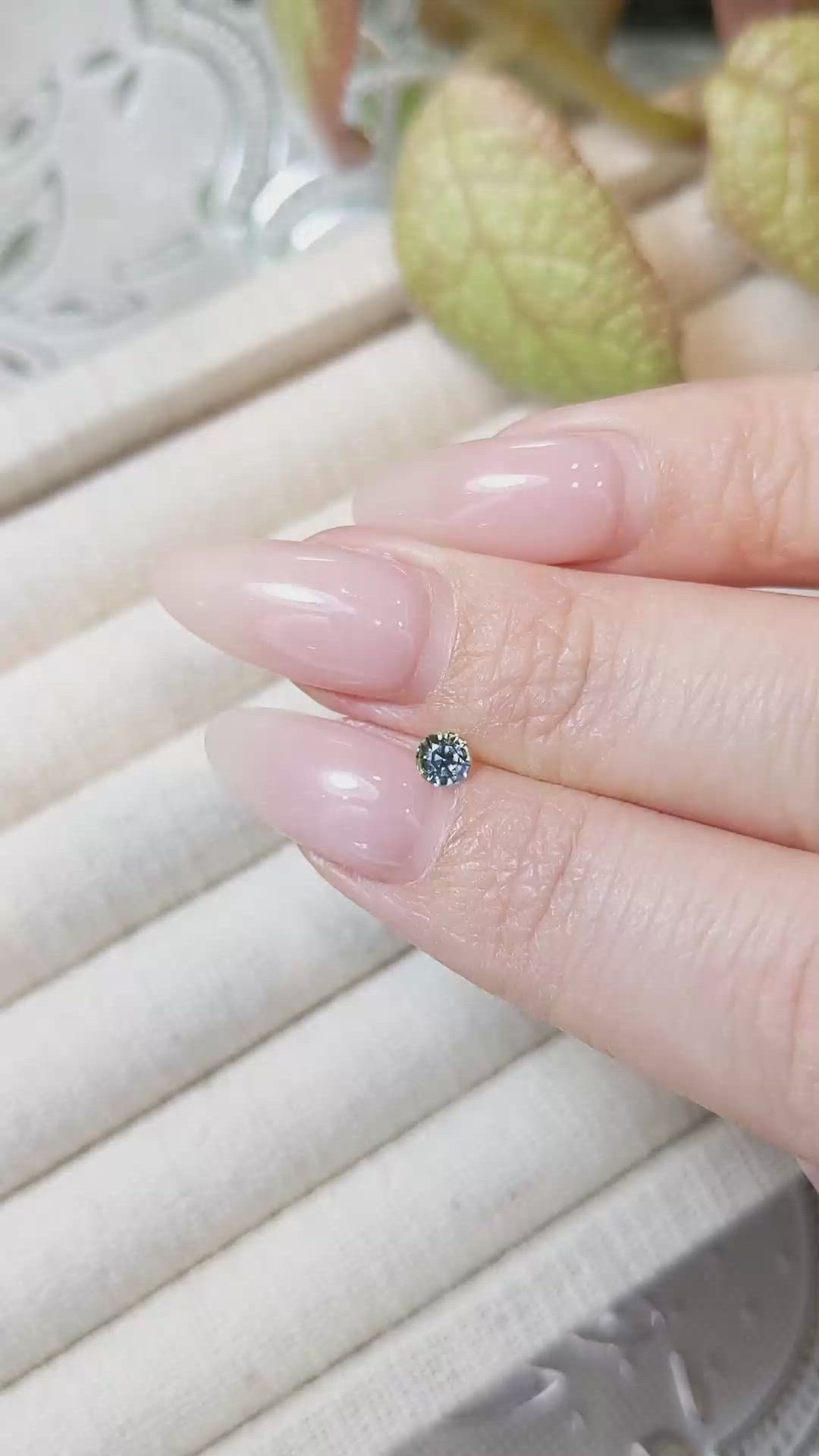 0.29 Ct. Blue Sapphire from Madagascar Size Video