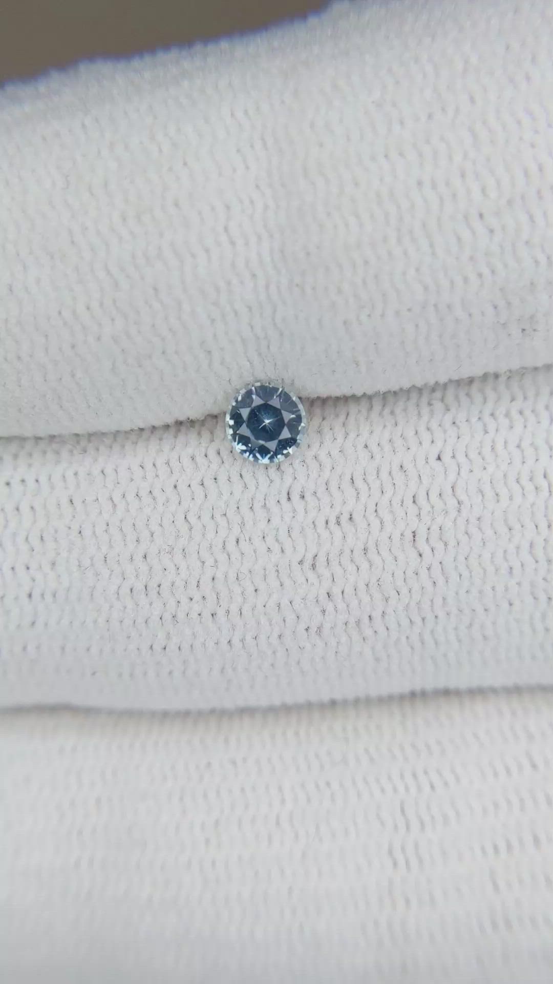 0.29 Ct. Blue Sapphire from Madagascar Size Video