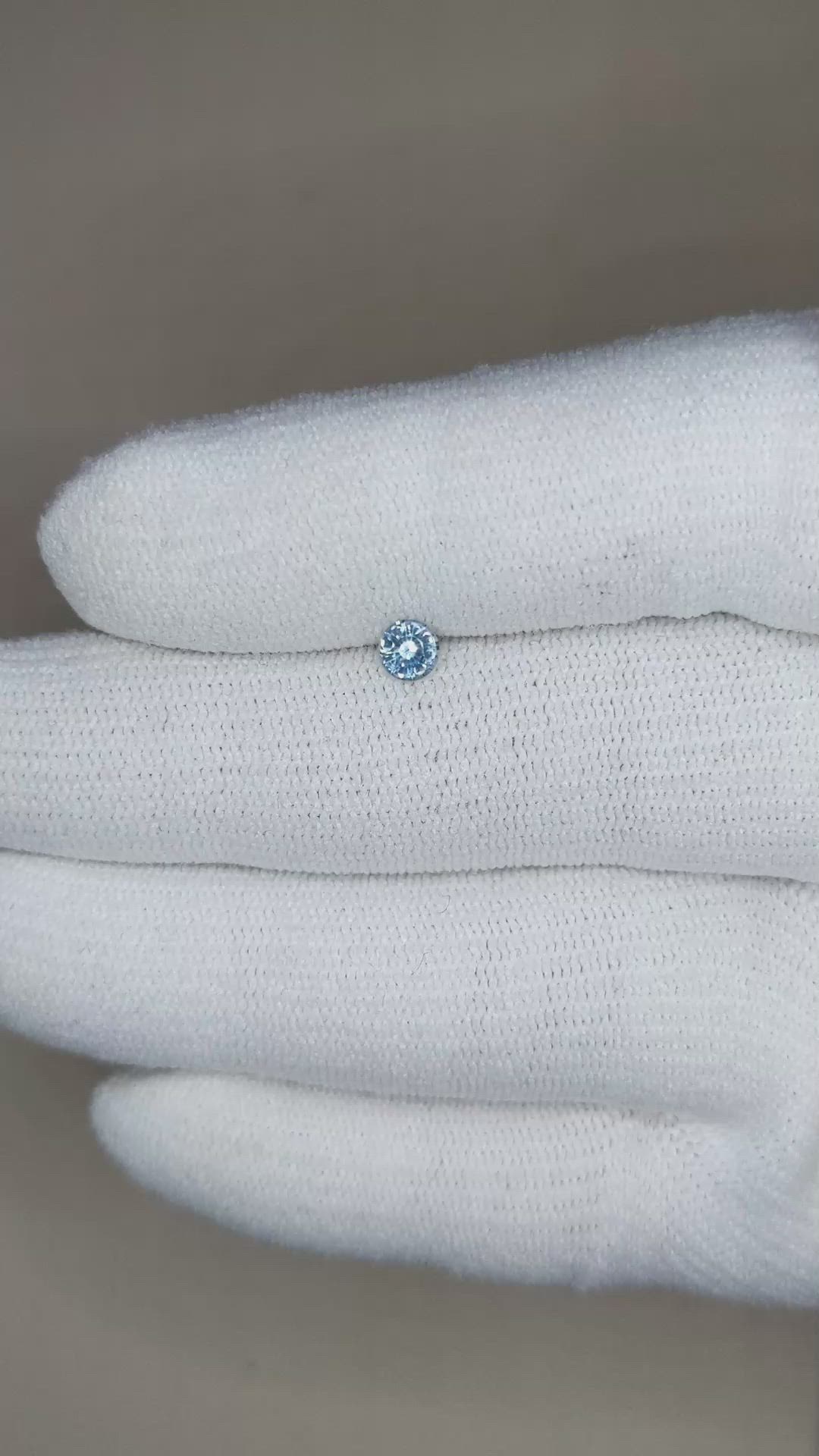 0.29 Ct. Blue Sapphire from Madagascar Size Video