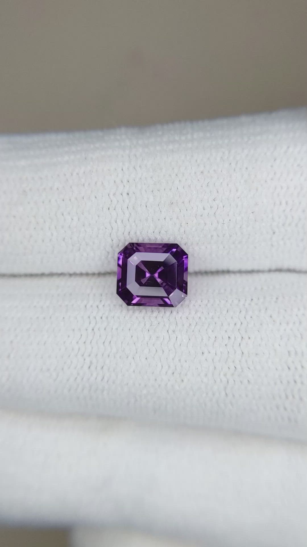 1.60 Ct. Purple Sapphire from Ceylon (Sri Lanka) Size Video