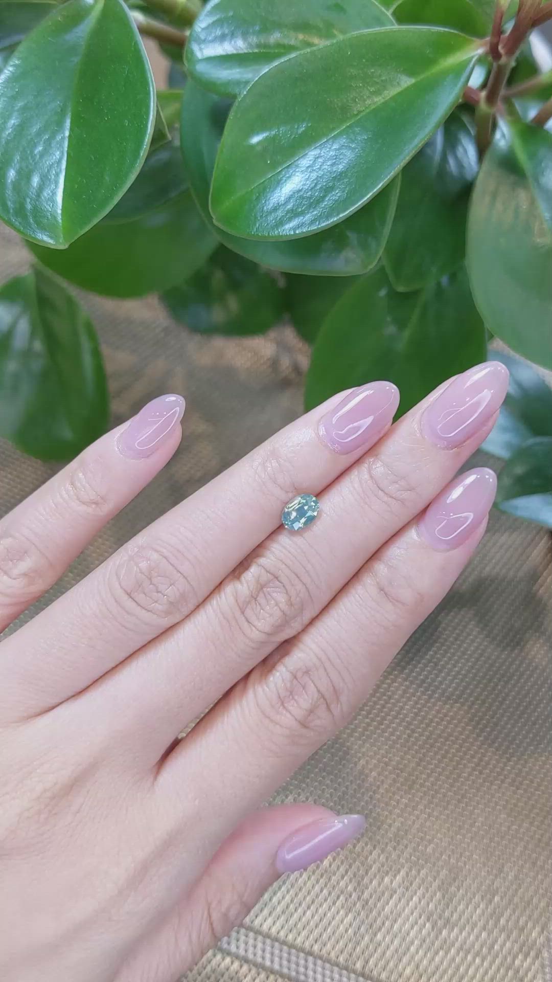 1.12 Ct. Bi Color Sapphire from Madagascar Size Video