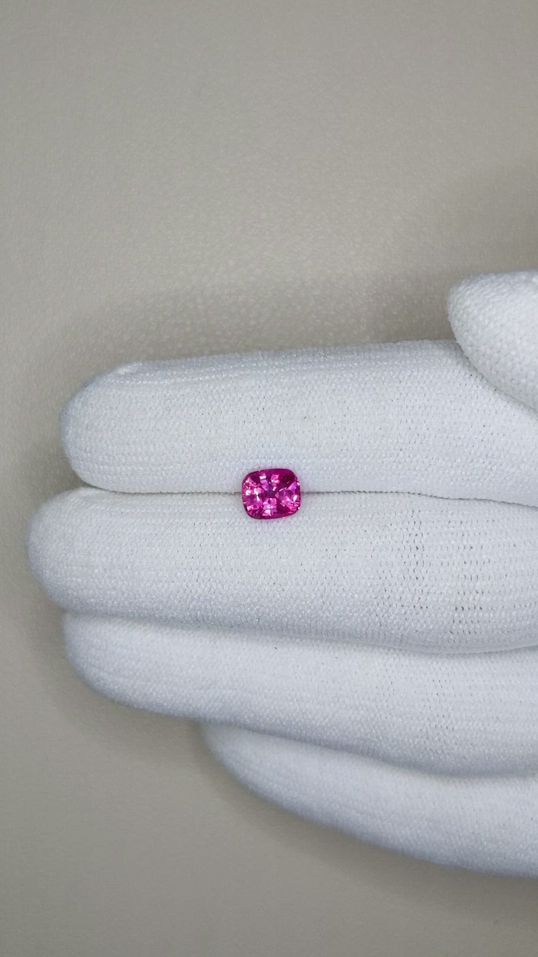 1.13 Ct. Pink Sapphire from Madagascar Size Video
