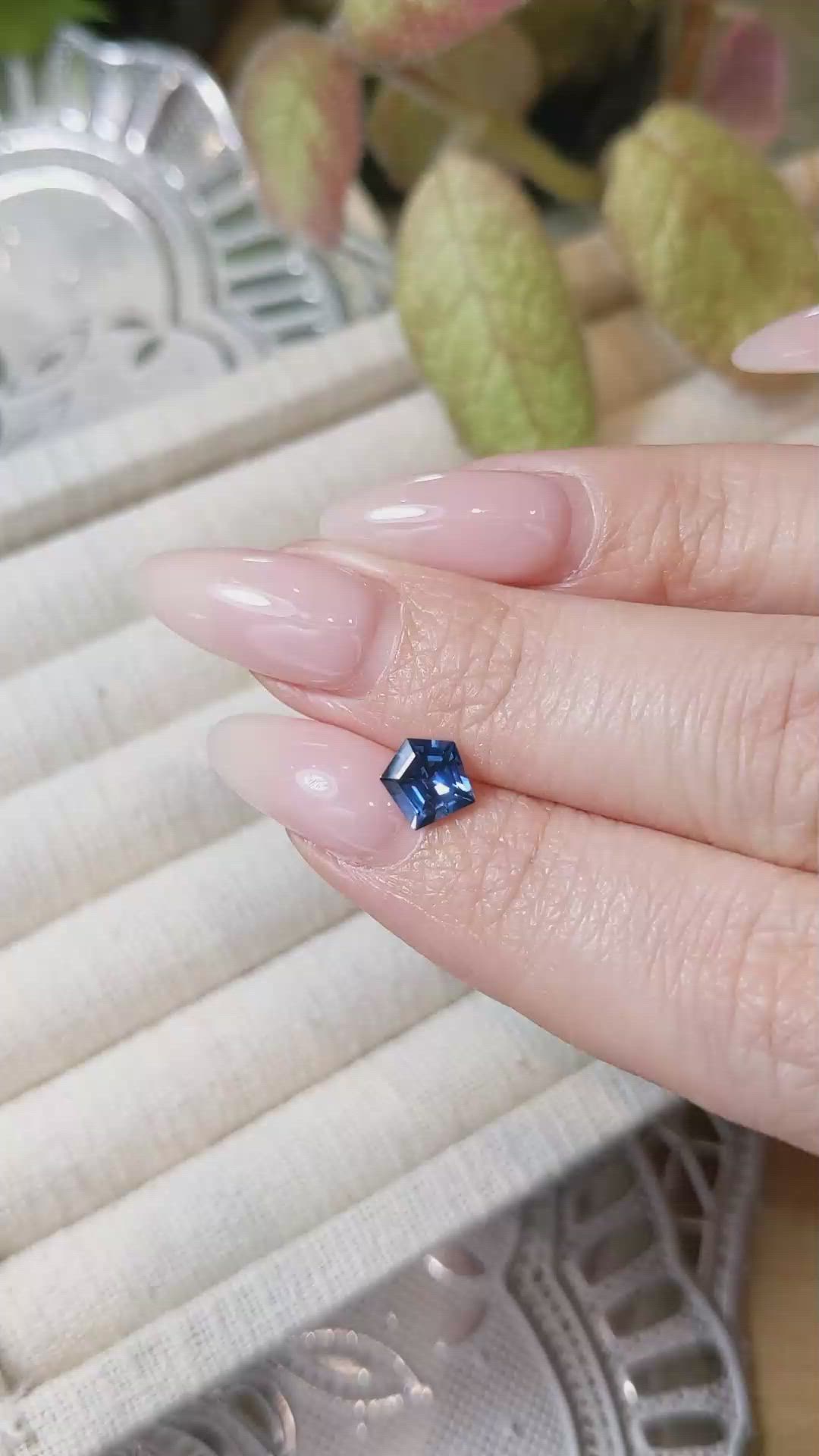 1.12 Ct. Blue Sapphire from Montana Size Video