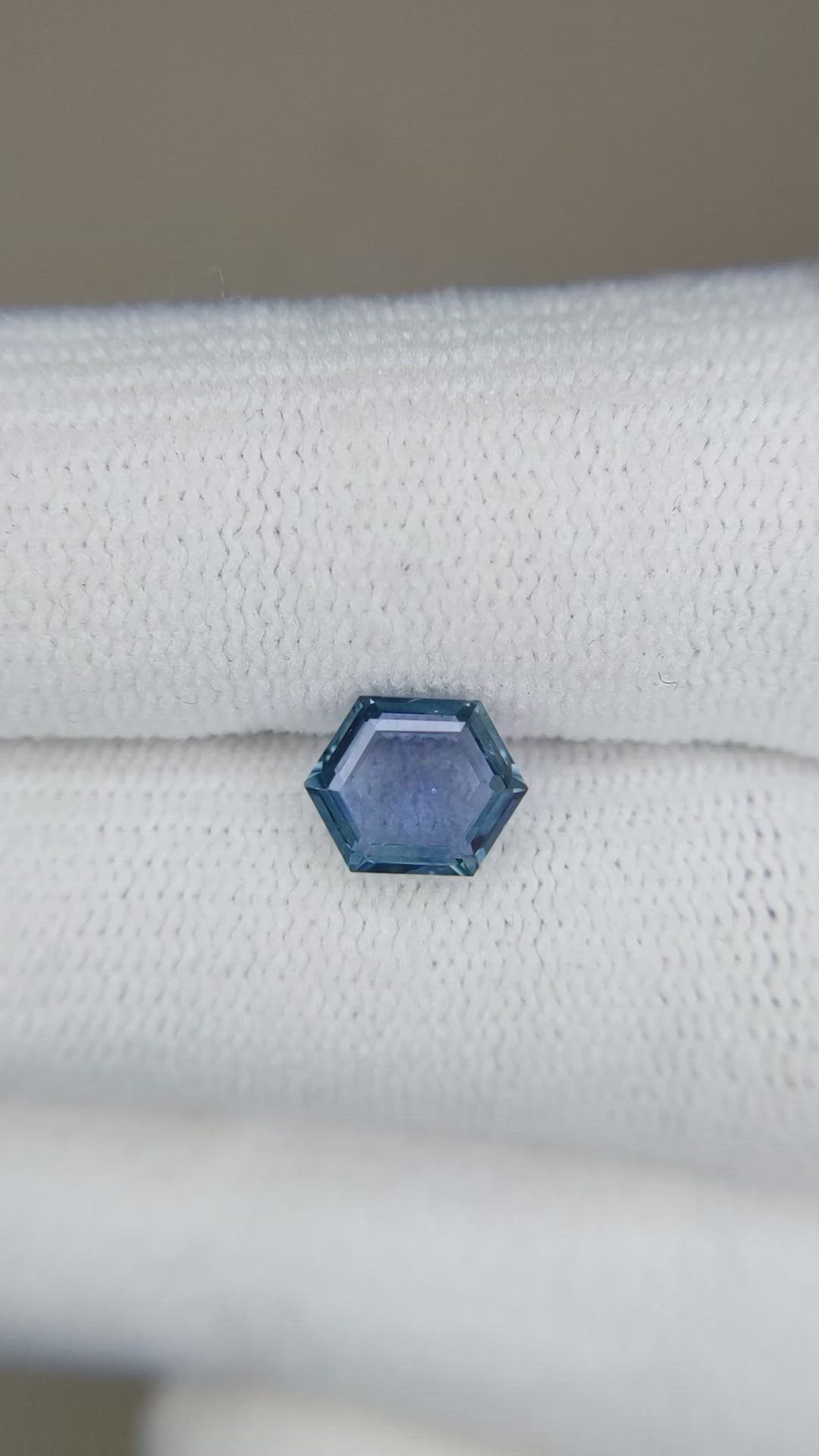 1.45 Ct. Greenish Blue Sapphire from Montana Size Video