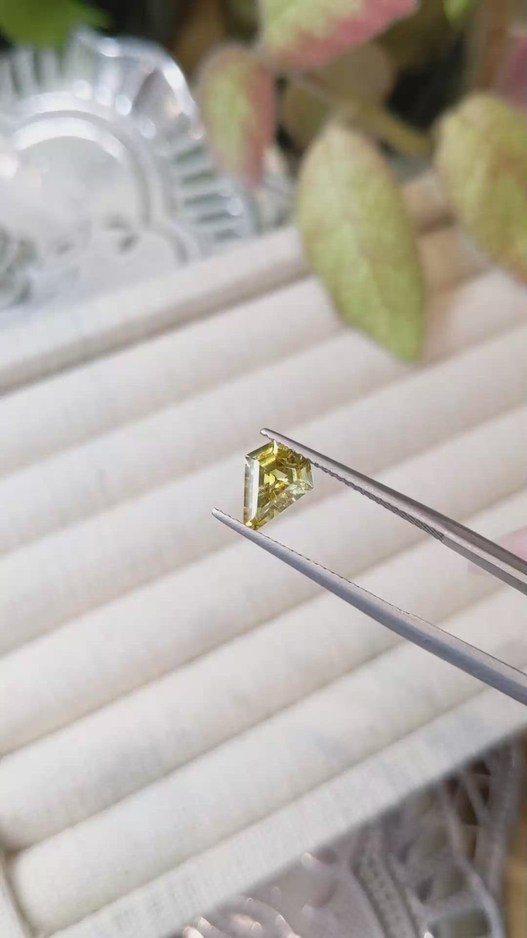 1.63 Ct. Yellow Sapphire from Montana Size Video