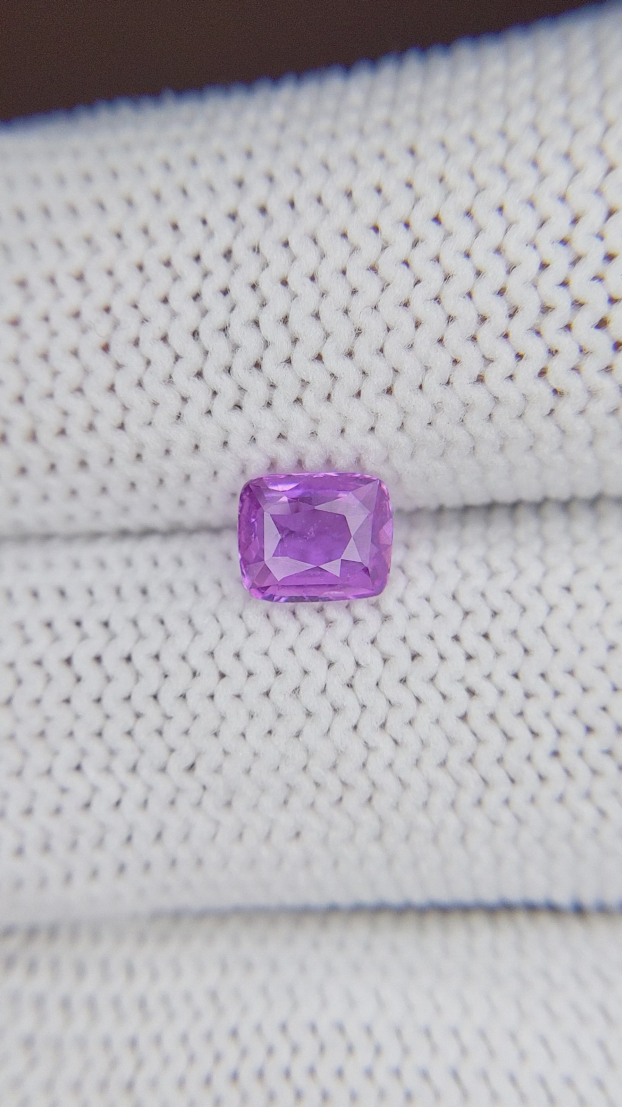 1.02 Ct. Purple Sapphire from Madagascar Size Video