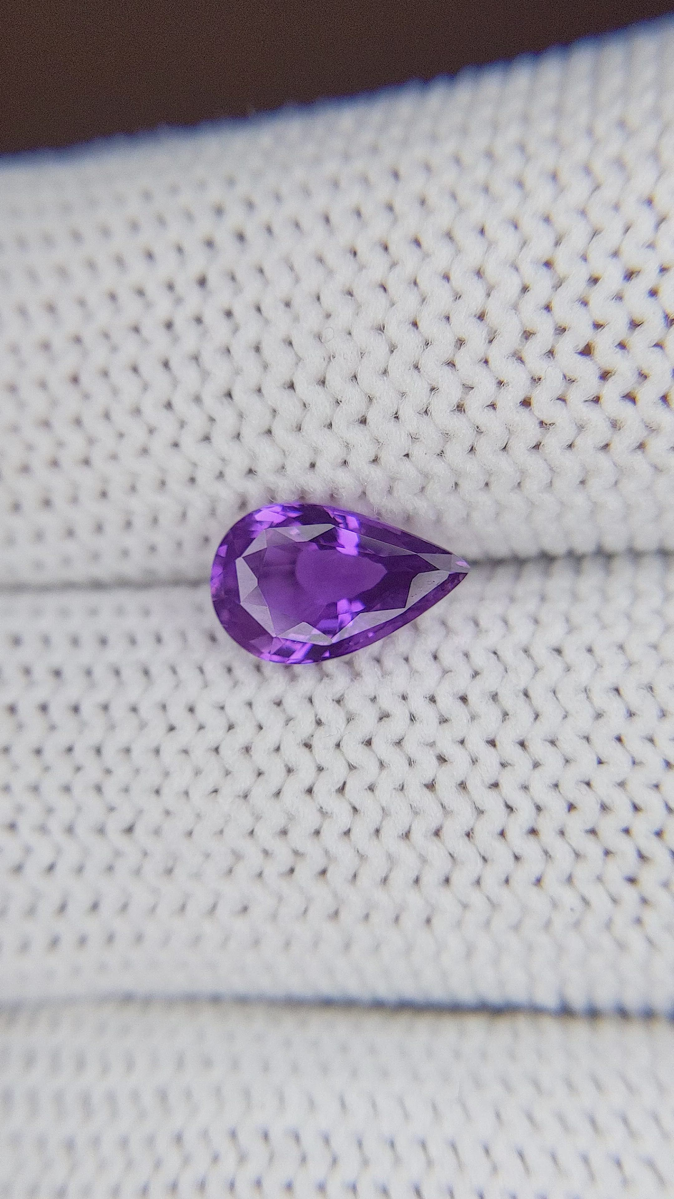 1.54 Ct. Purple Sapphire from Madagascar Size Video